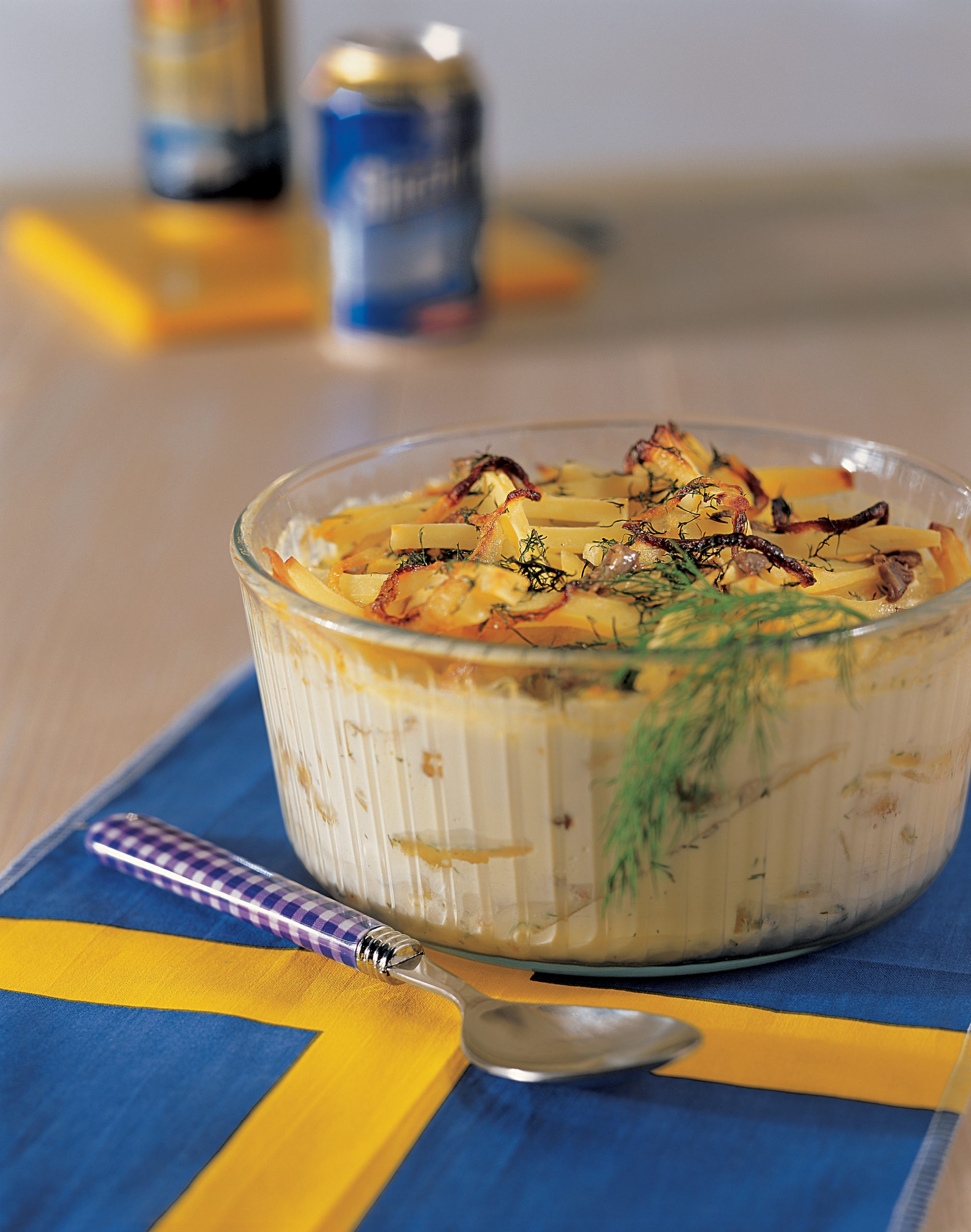 Janssons frestelse (la tentation de Jansson - gratin de pommes de terre suédois)