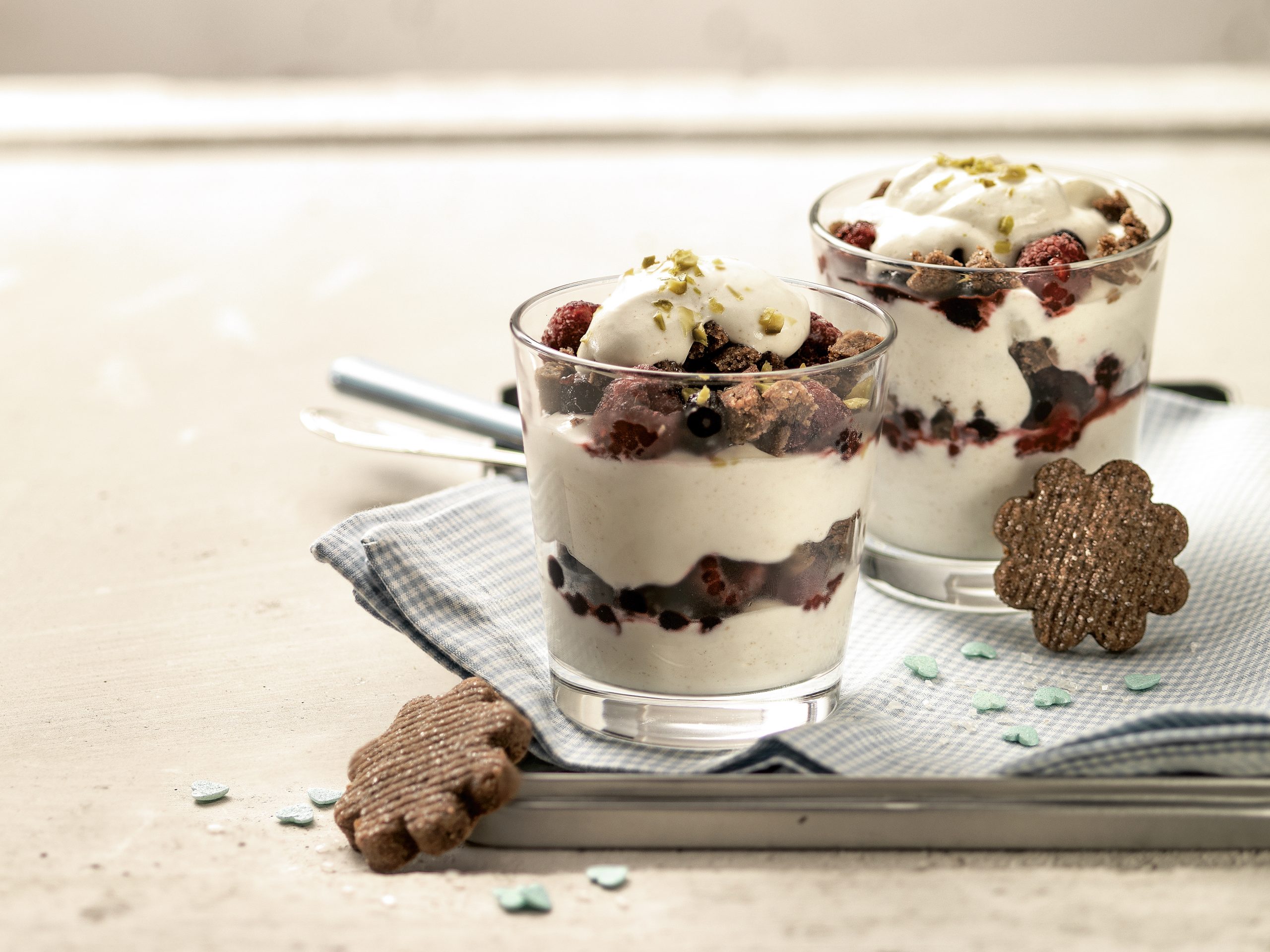 Trifle biscuits-yogourt