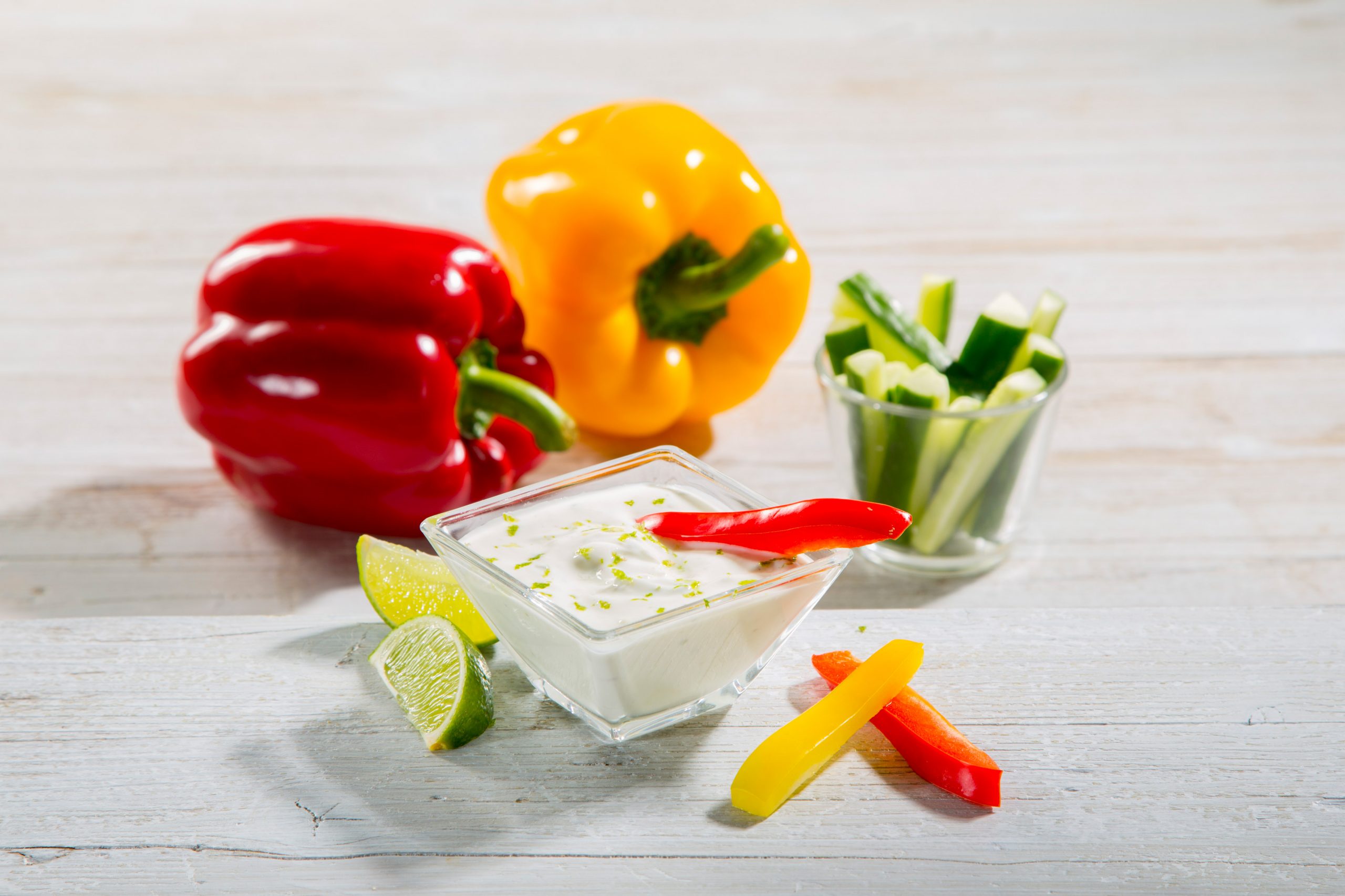 Sauce pimentée yogourt-citron vert (fondue chinoise ou dip)