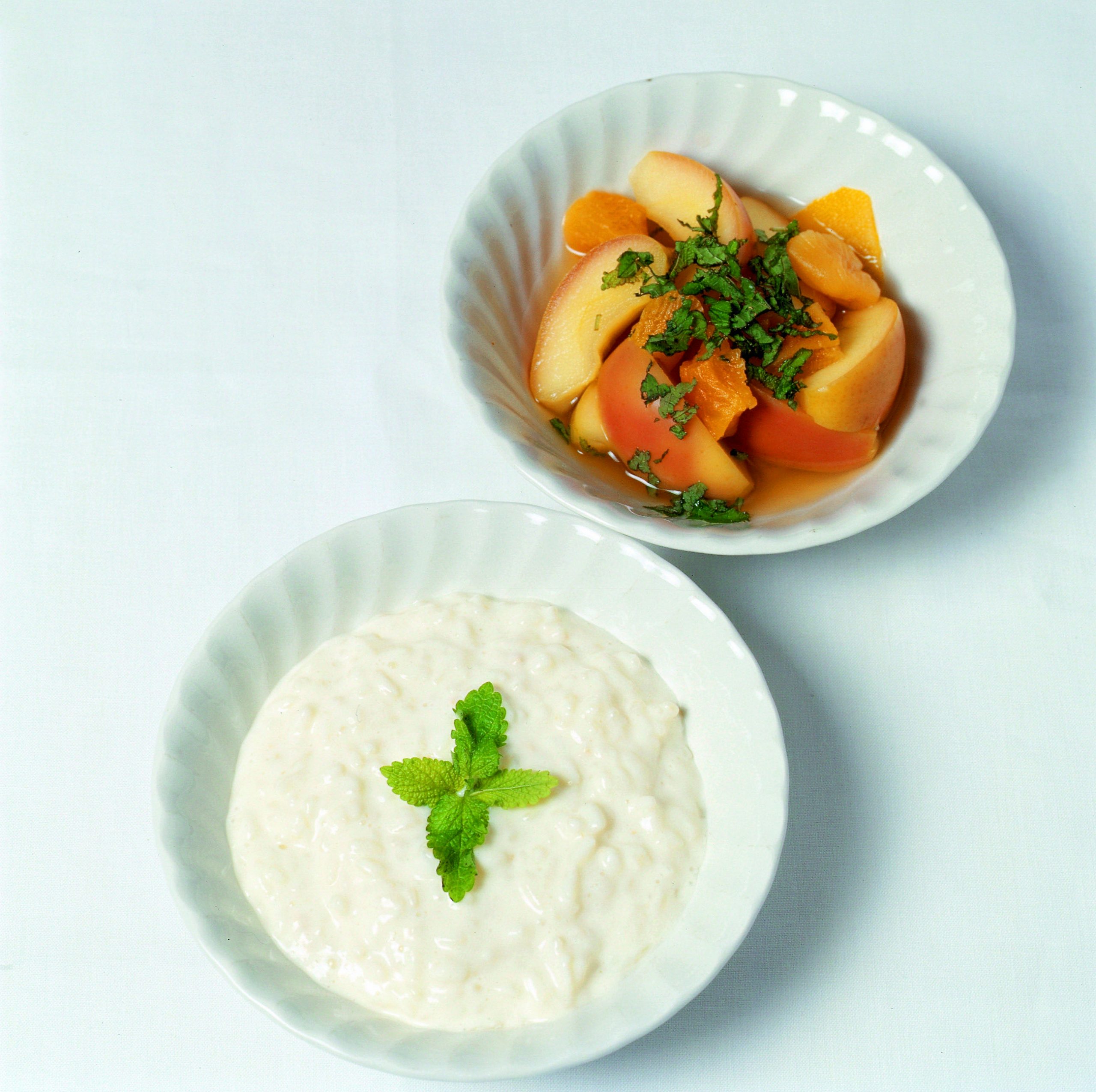 Joghurt-Reis mit Apfel-Kompott
