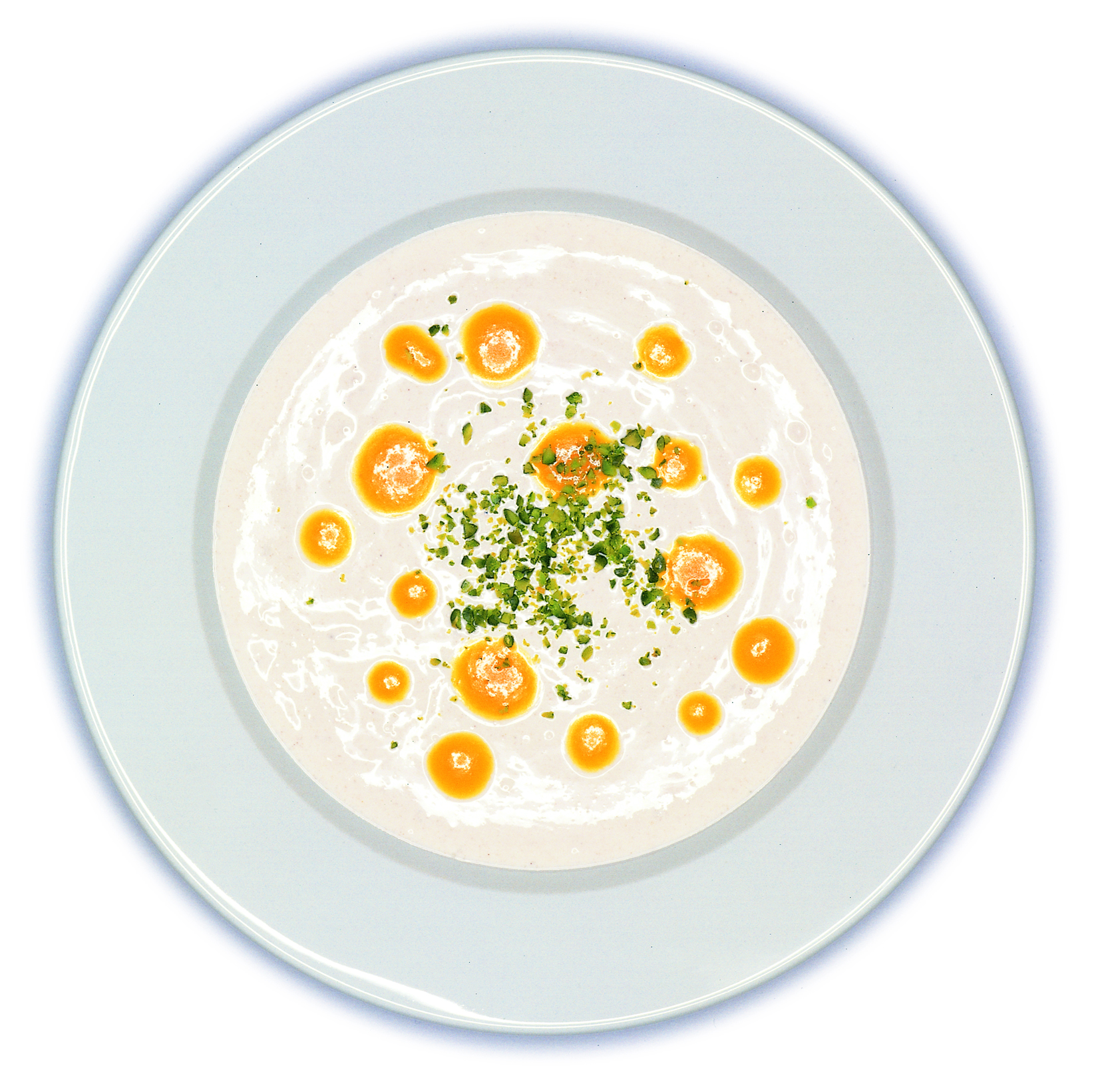 Joghurtcrème mit Aprikosenpüree