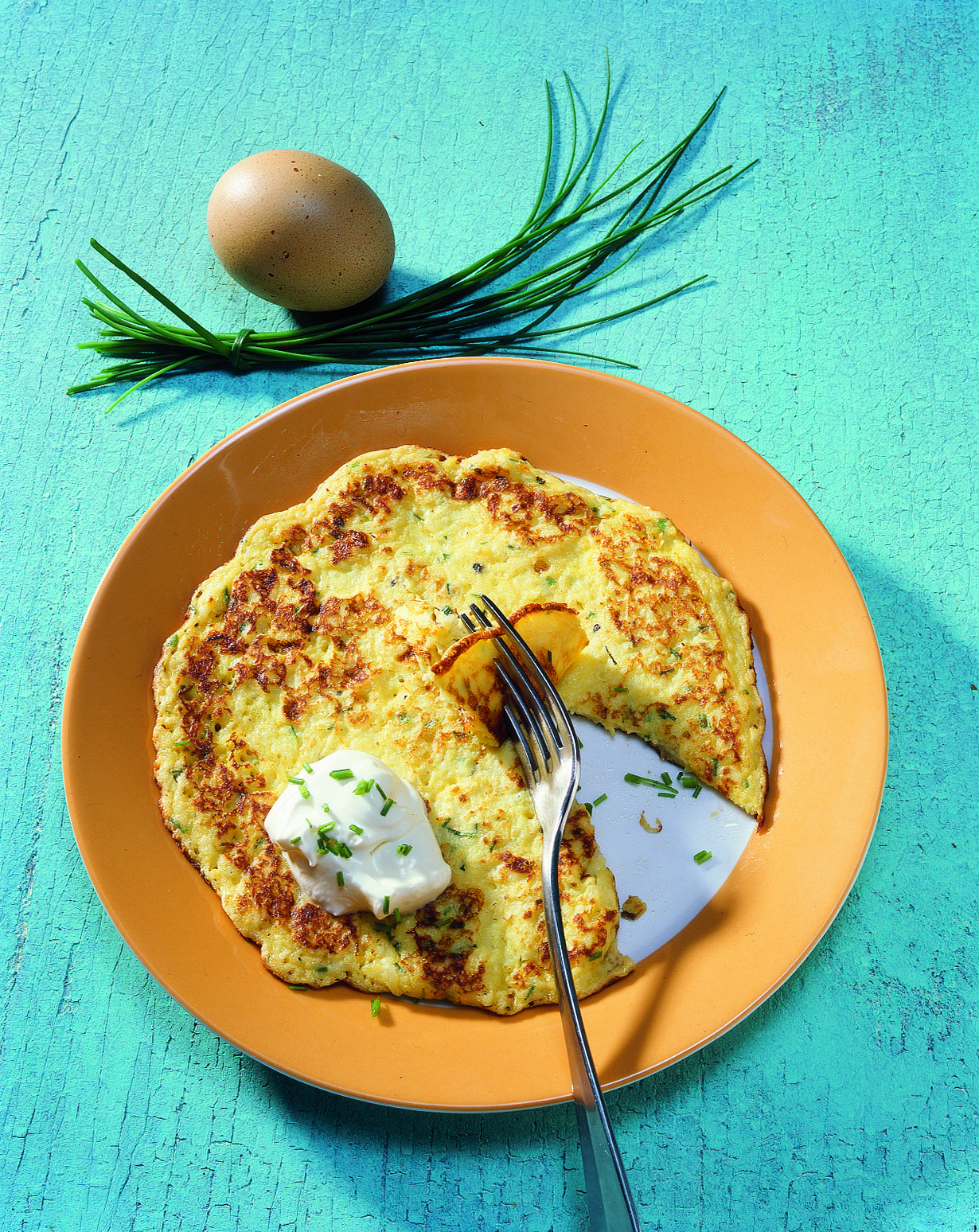Galette au fromage et aux pommes de terre