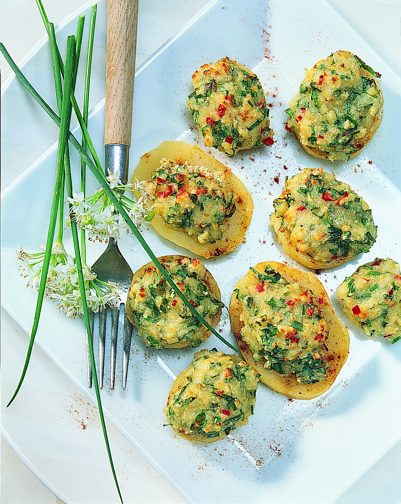 Canapés de pomme de terre
