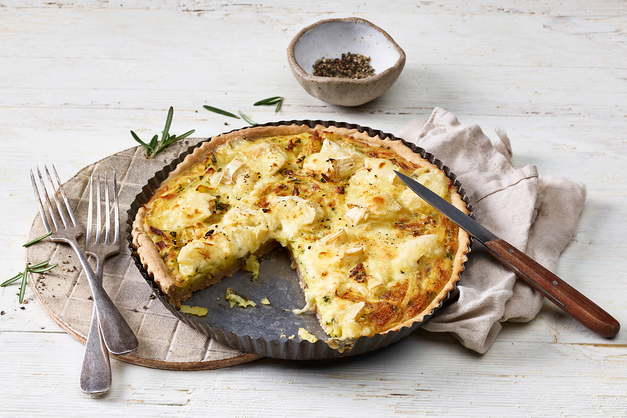 Tarte aux pommes de terre et au fromage