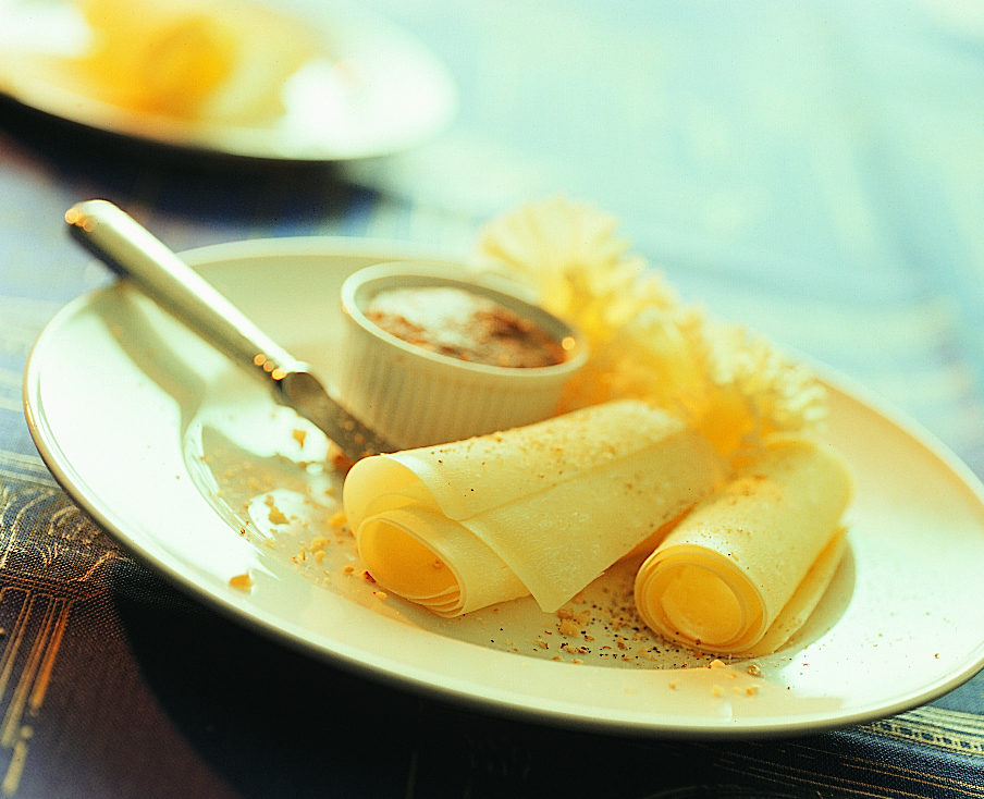 Käse mit Dörrfrüchte-Mousse