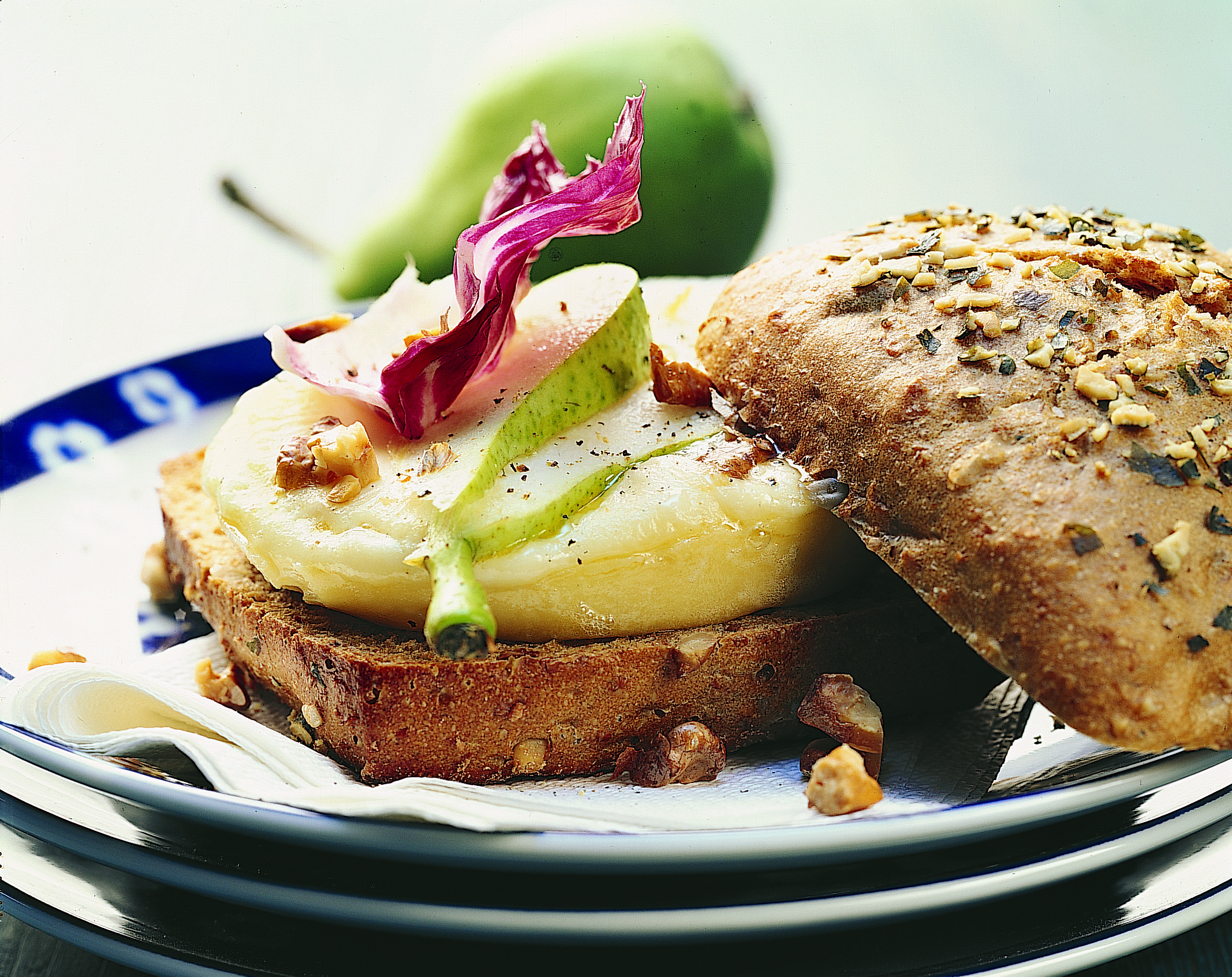 Burger au fromage (veggie burger)