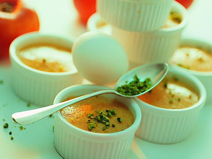 Flans au kaki