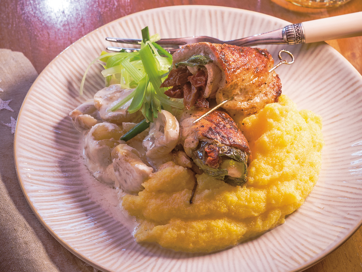 Paupiettes de veau aux marrons