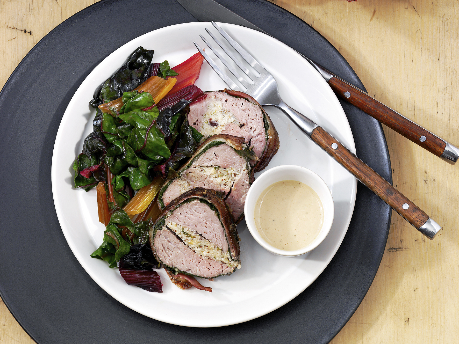 Filet de veau farci aux noisettes