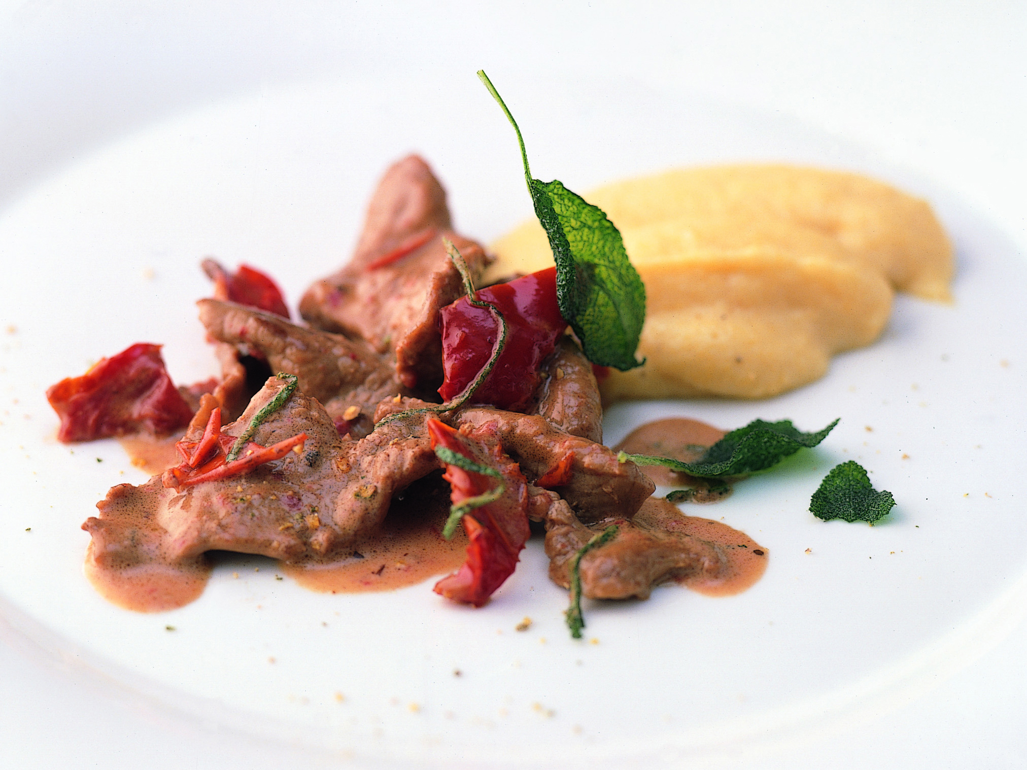 Kalbsgeschnetzeltes all'italiana