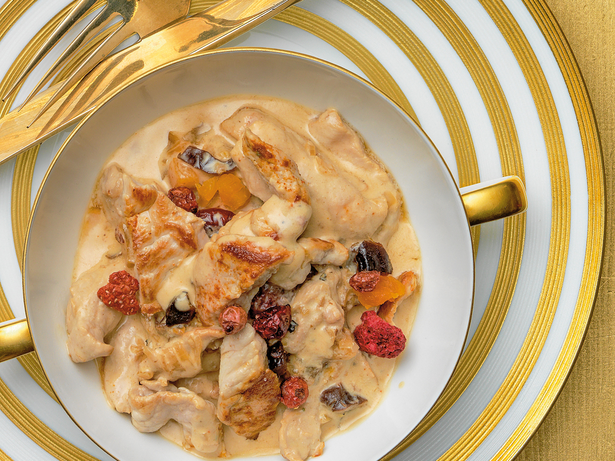 Kalbsgeschnetzeltes mit Dörrfruchtsauce