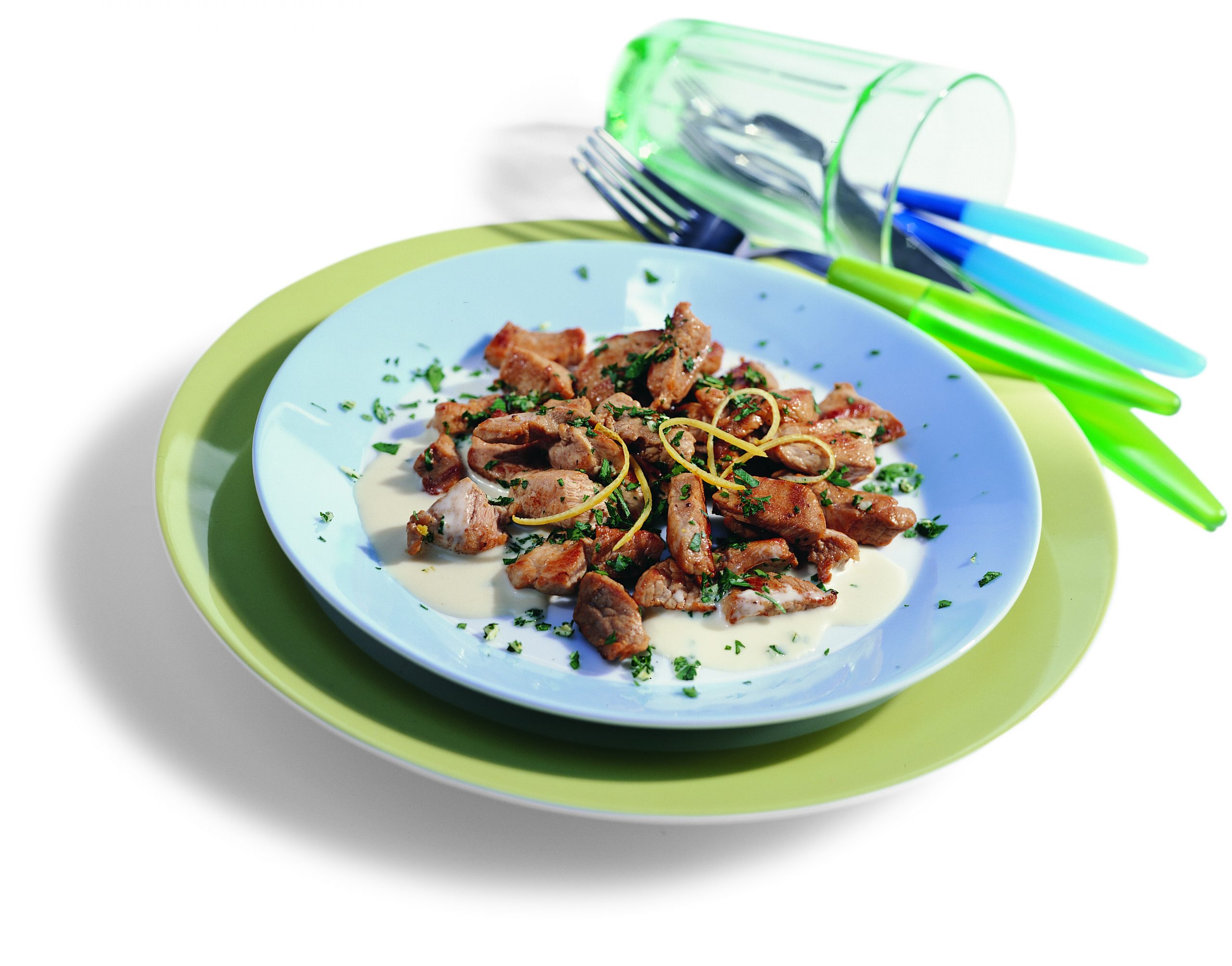 Emincé de veau à la gremolata