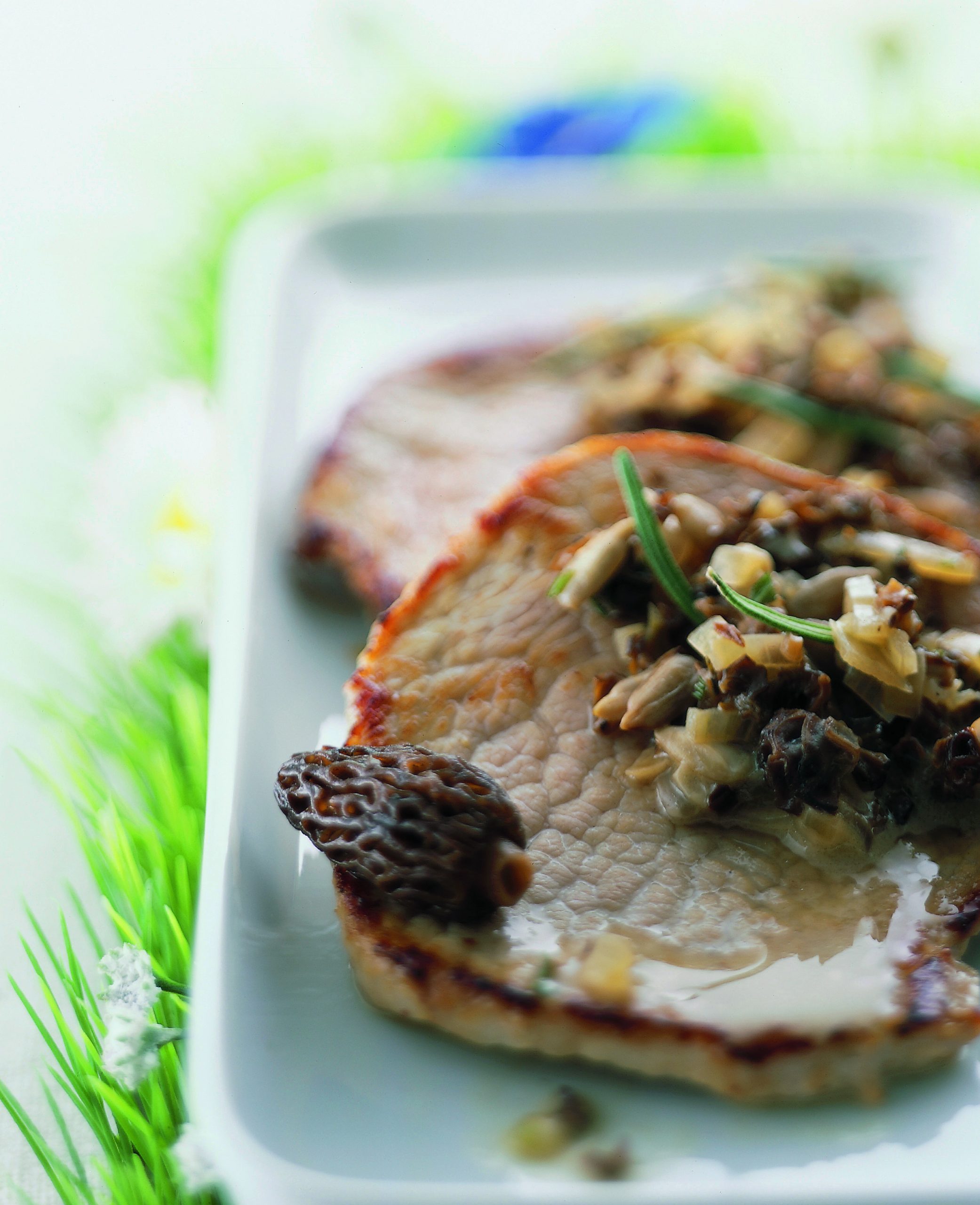 Kalbsplätzli mit Morchel-Tatar