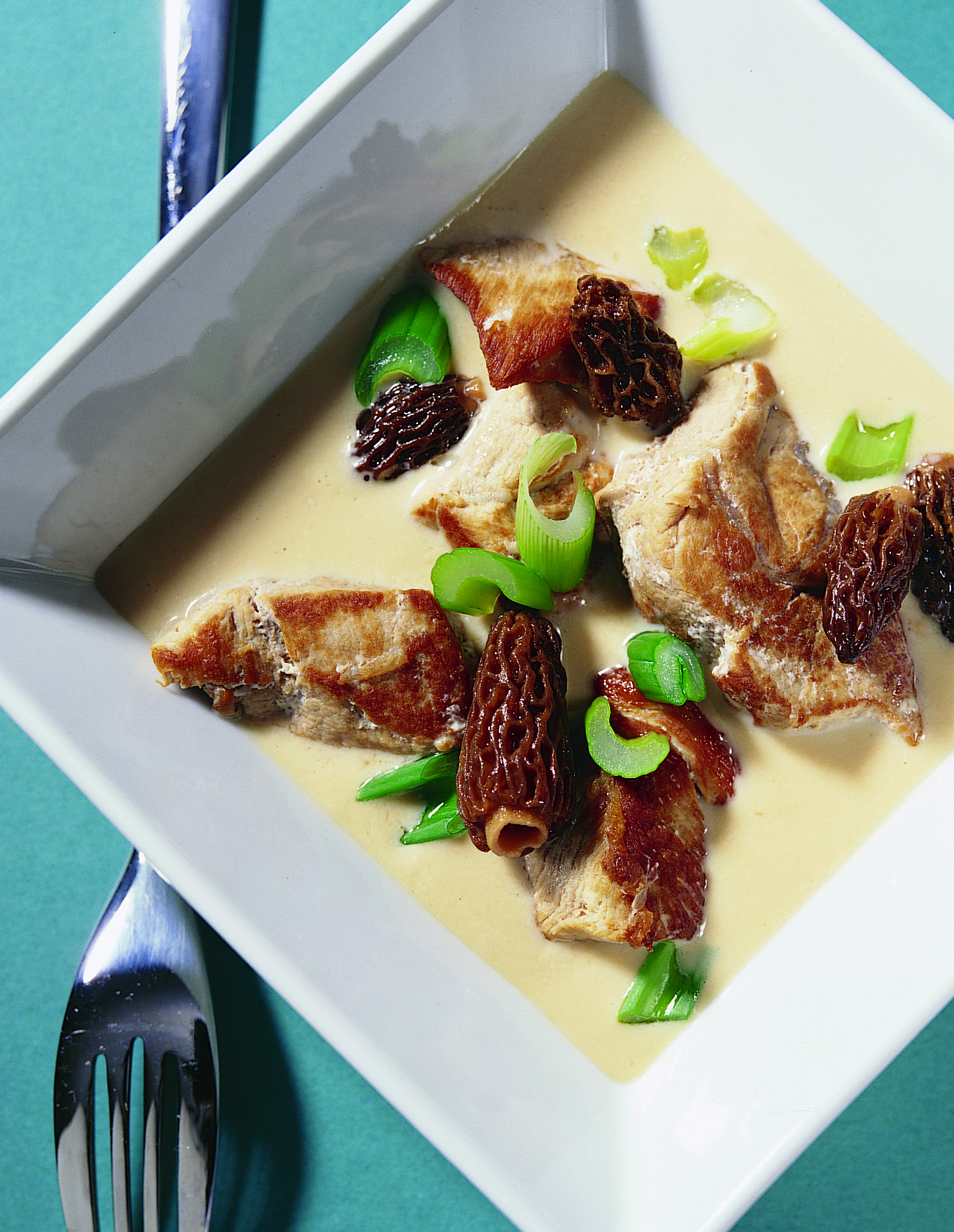 Ragoût de veau aux morilles