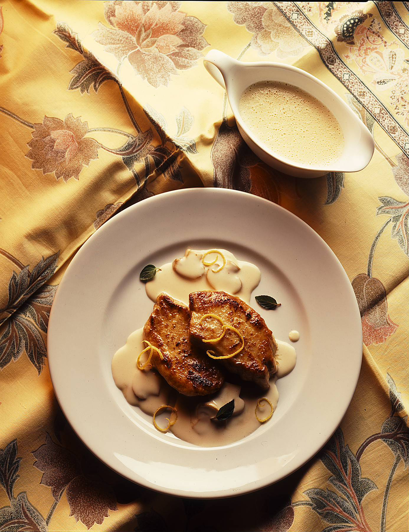 Kalbsschnitzel an Zitronensauce