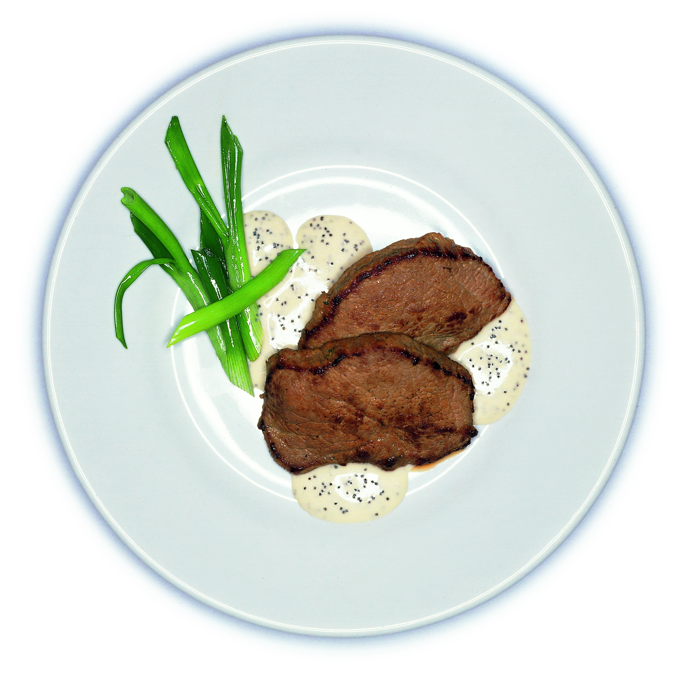 Escalopes de veau à la sauce au pavot