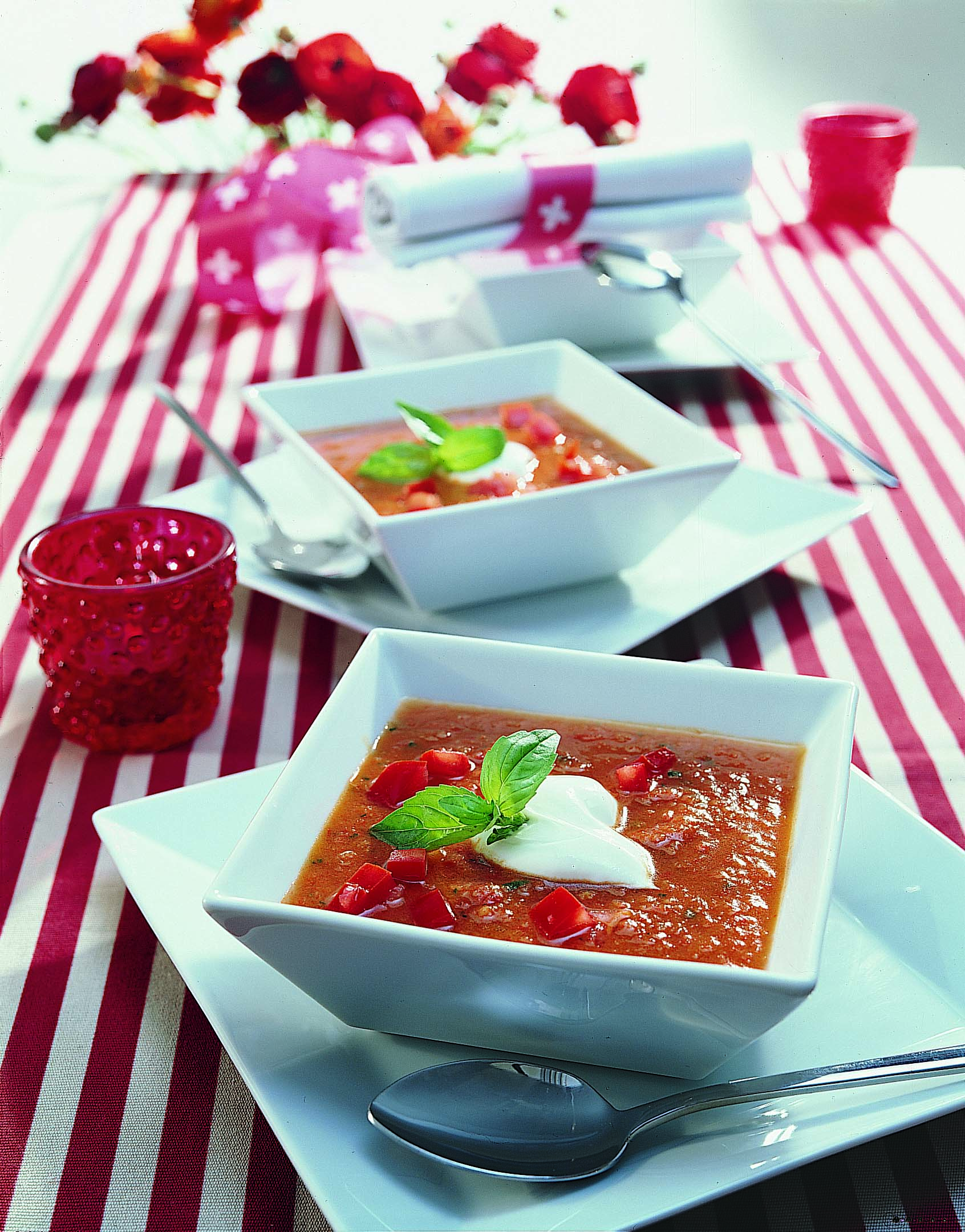 Kalte Peperoni-Gurken-Suppe