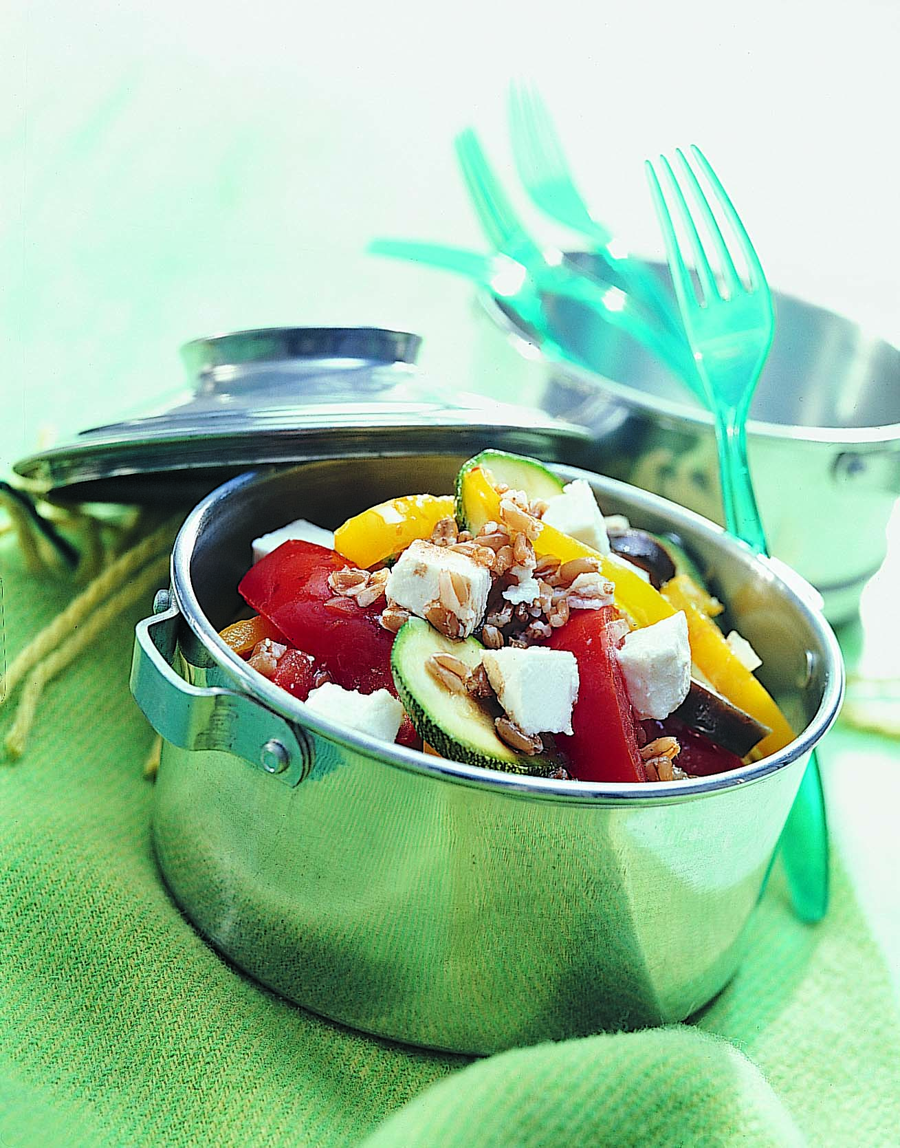 Ratatouille froide à l'épeautre