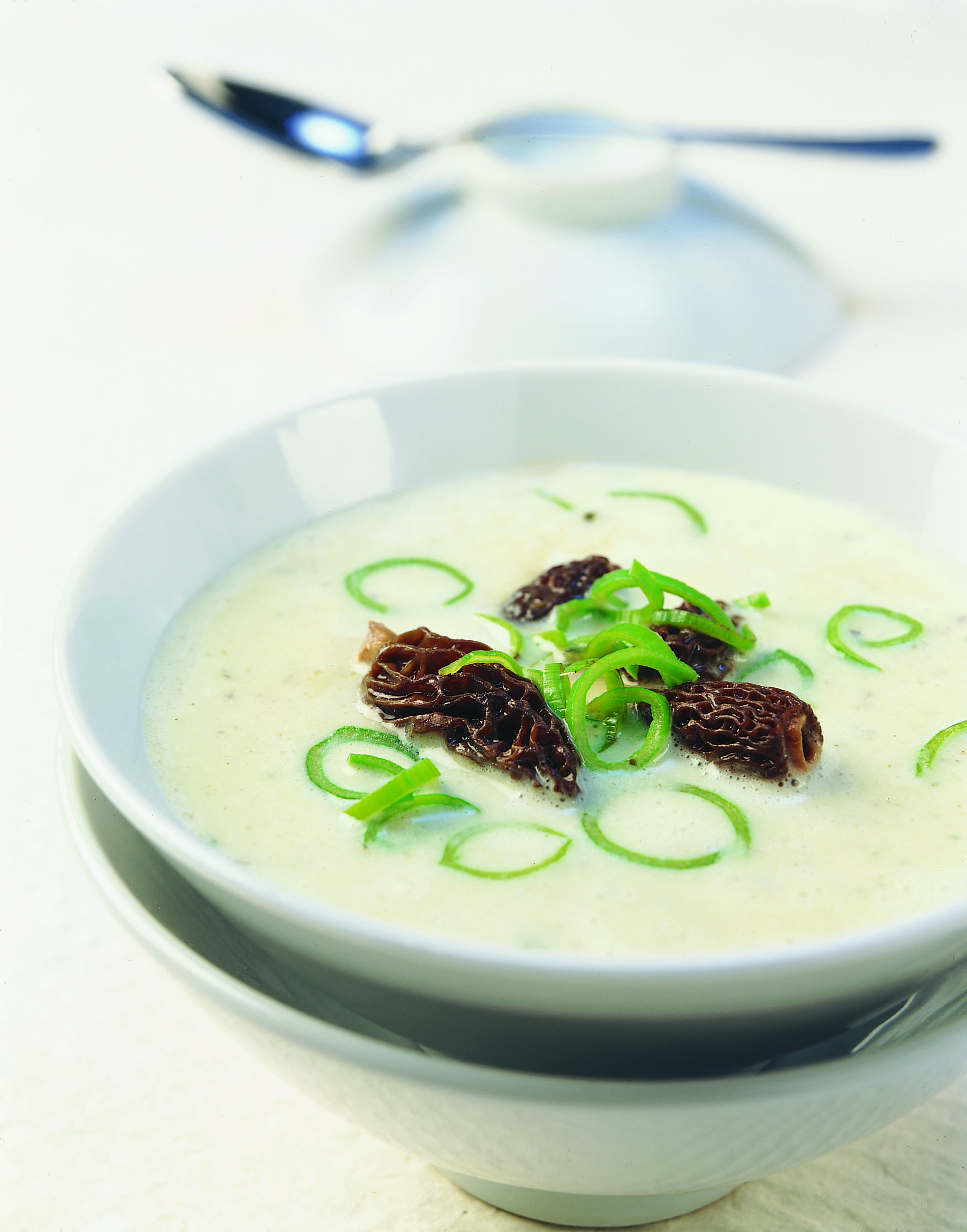 Soupe de pommes de terre aux morilles