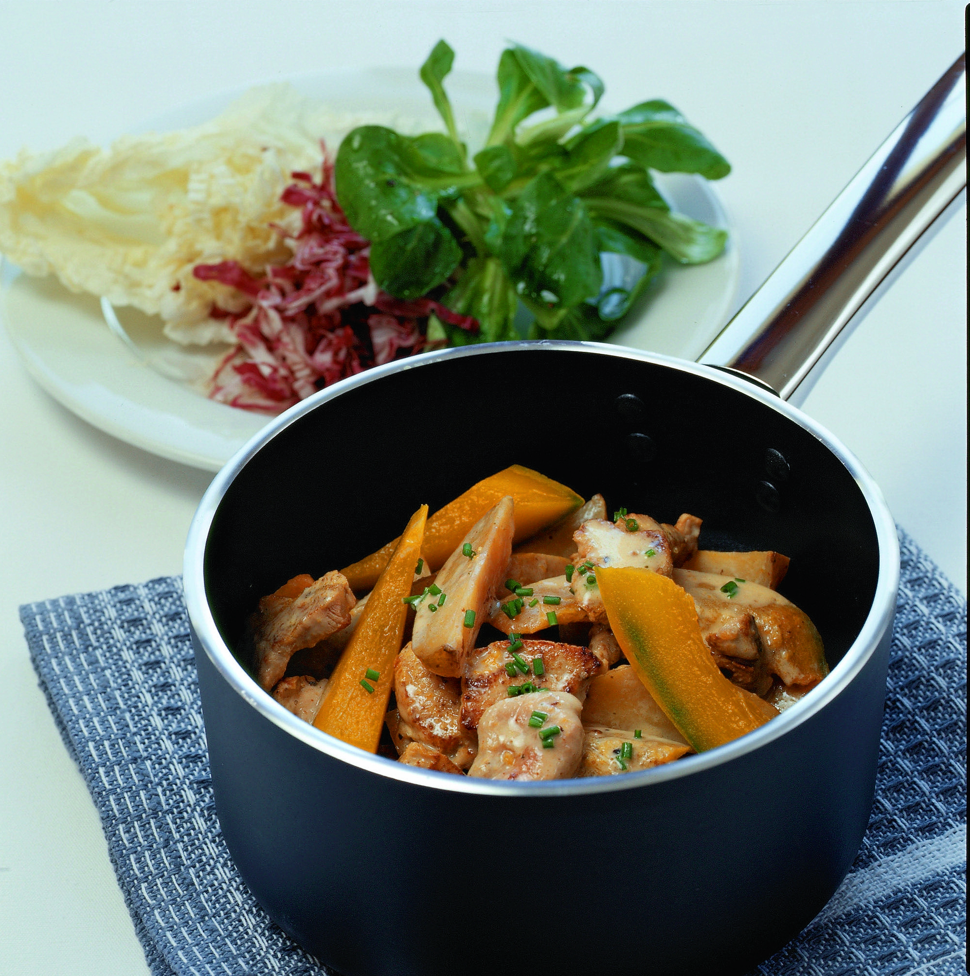 Kartoffel-Pfännchen mit Kalbfleisch