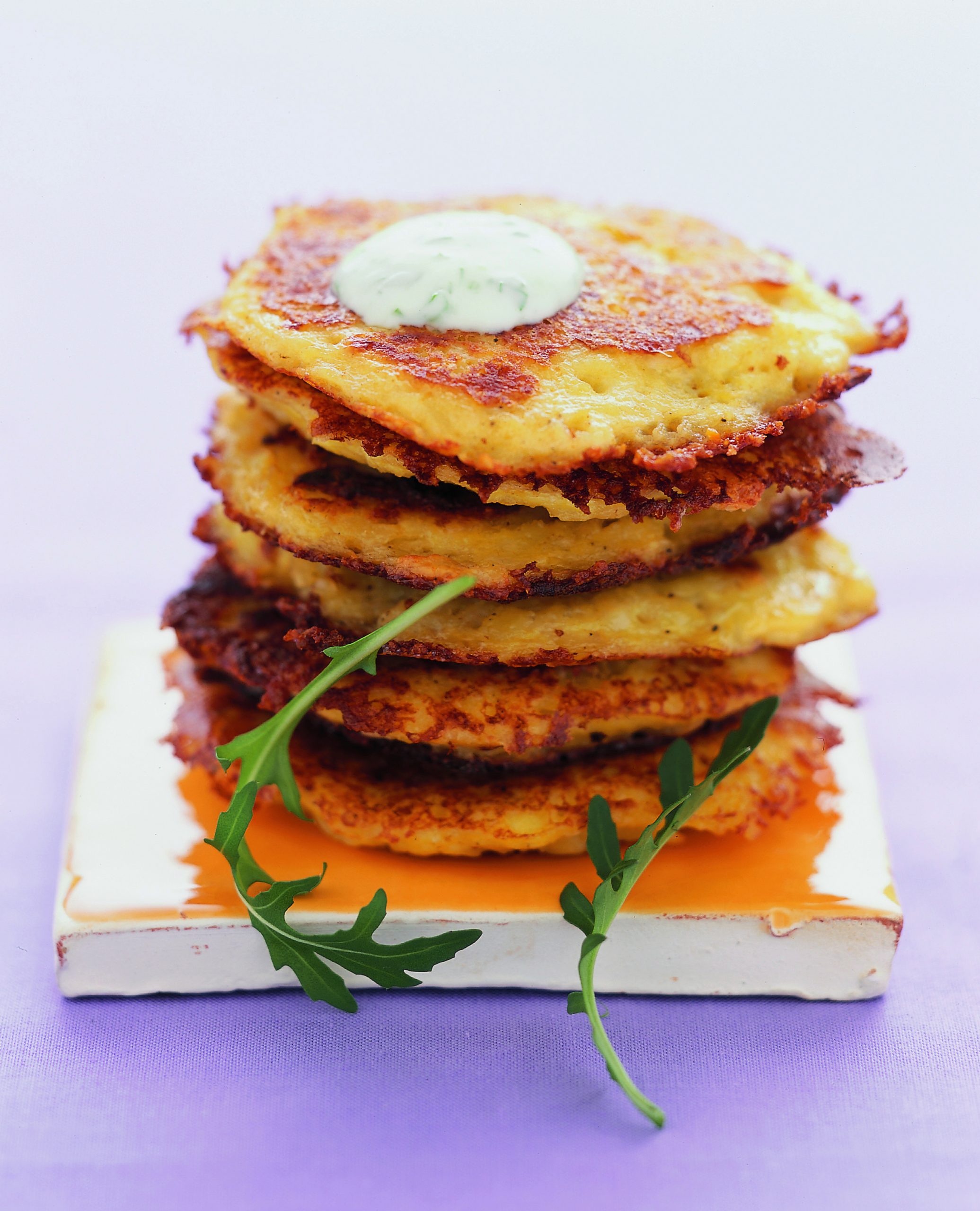 Galettes de pommes de terre au fromage frais