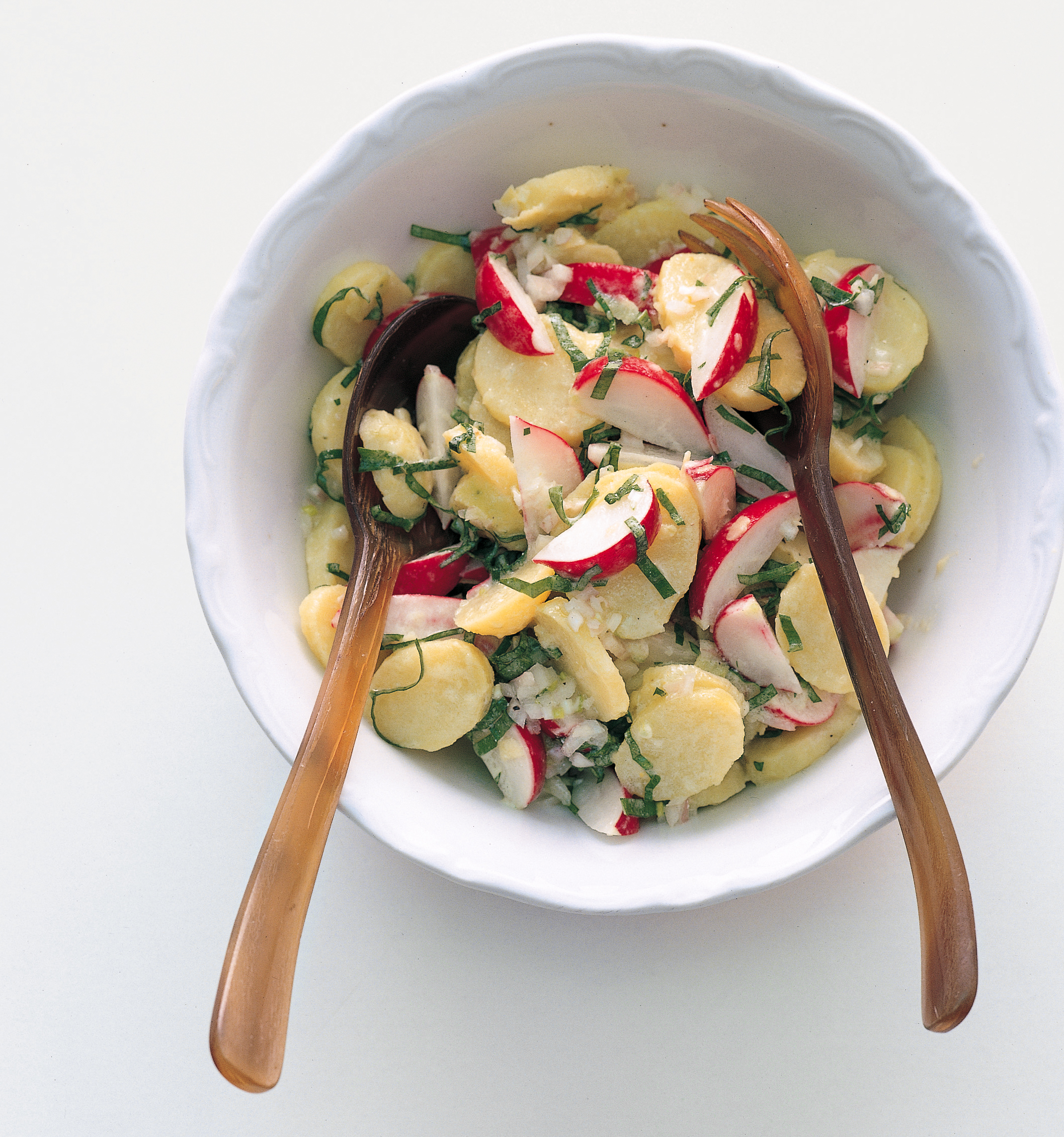 Kartoffelsalat an Bärlauch-Vinaigrette