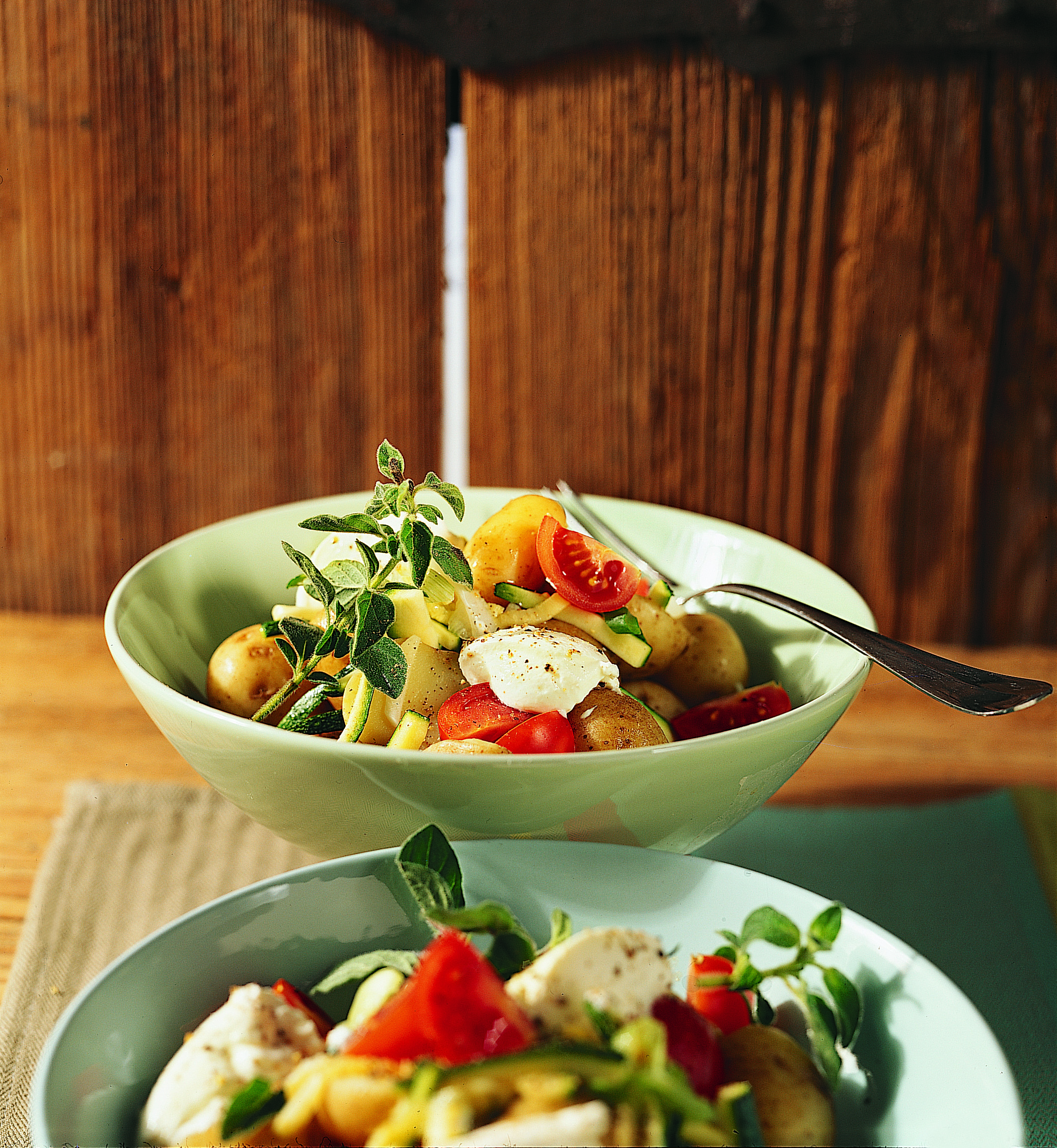 Salade de pommes de terre au fromage frais