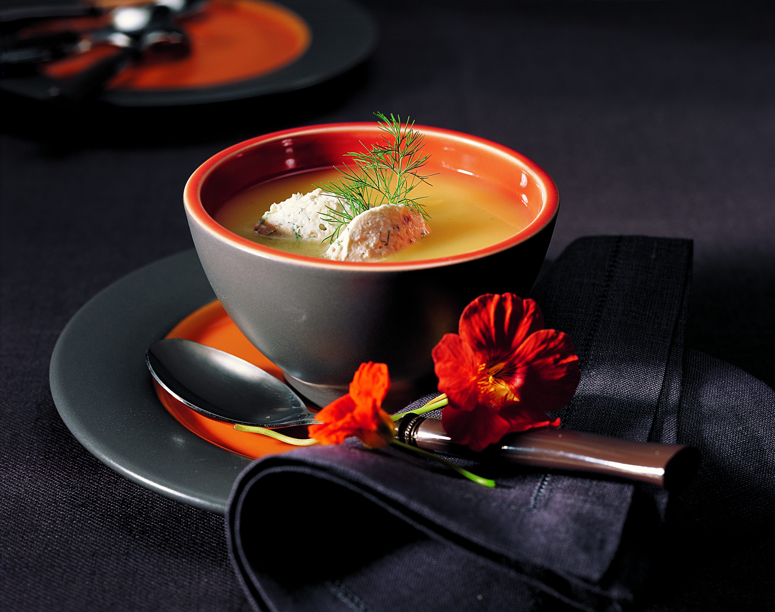 Velouté de pommes de terre au corégone