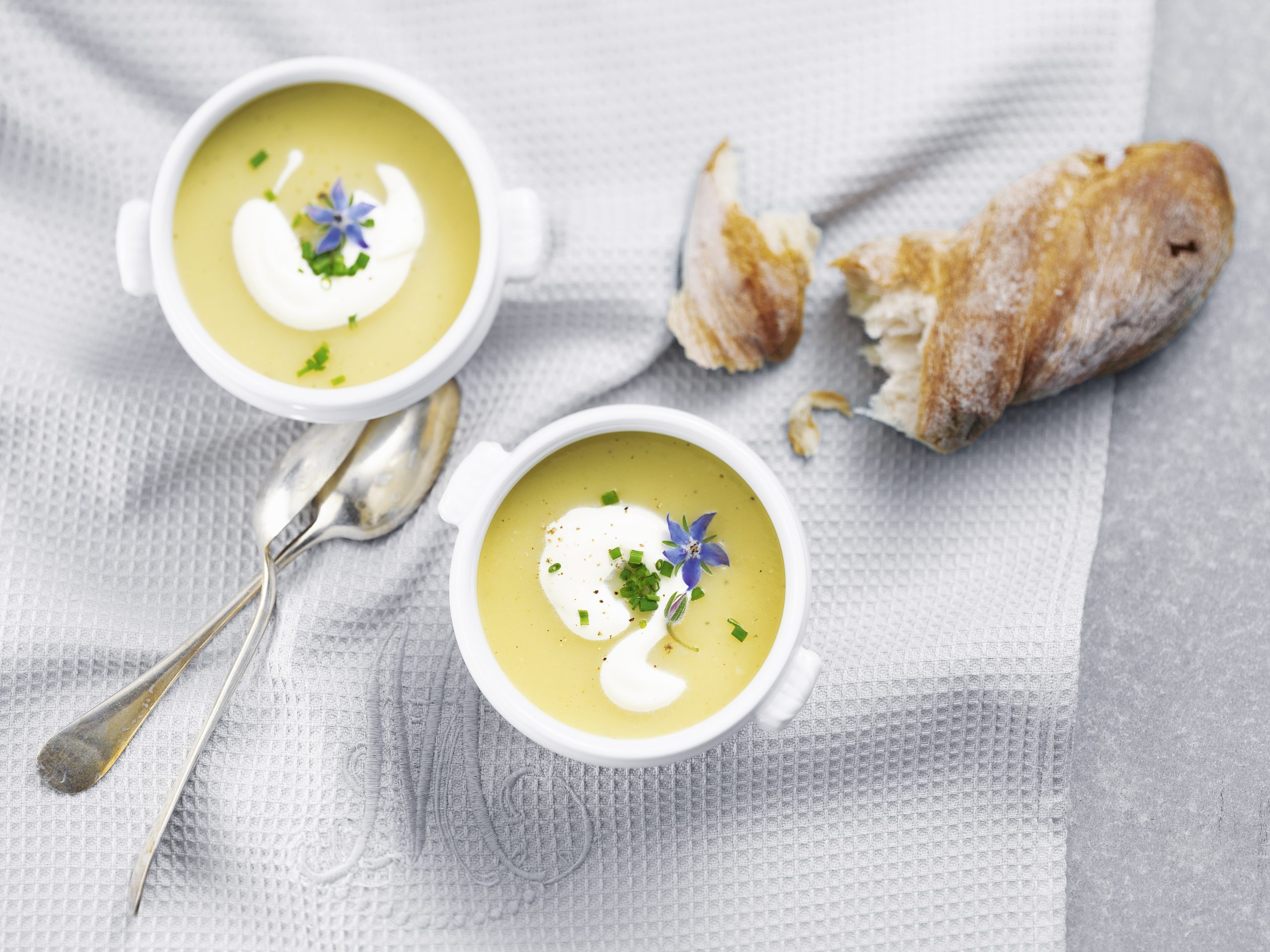 Kartoffelsuppe mit Ingwer