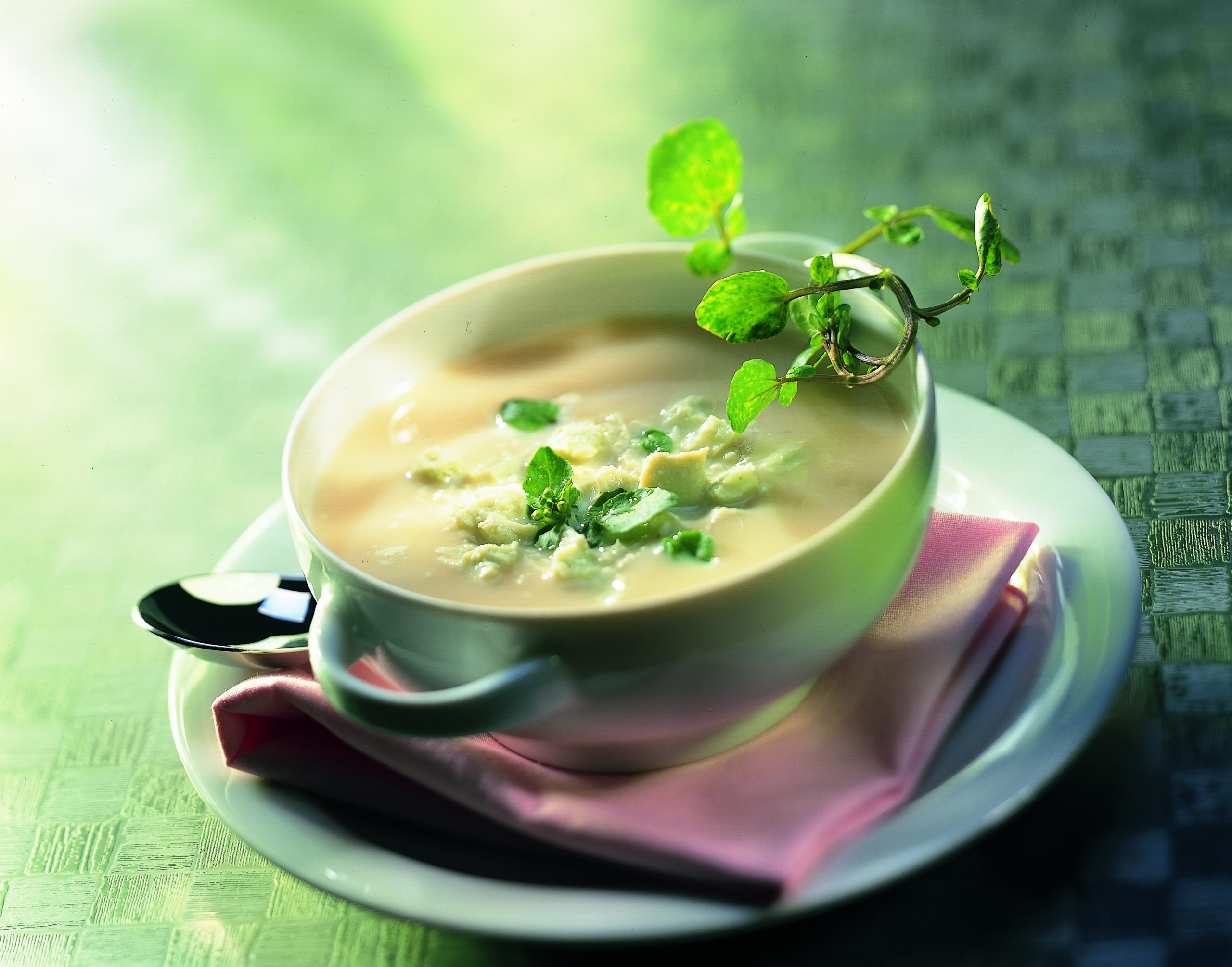 Potage Parmentier au schabziger