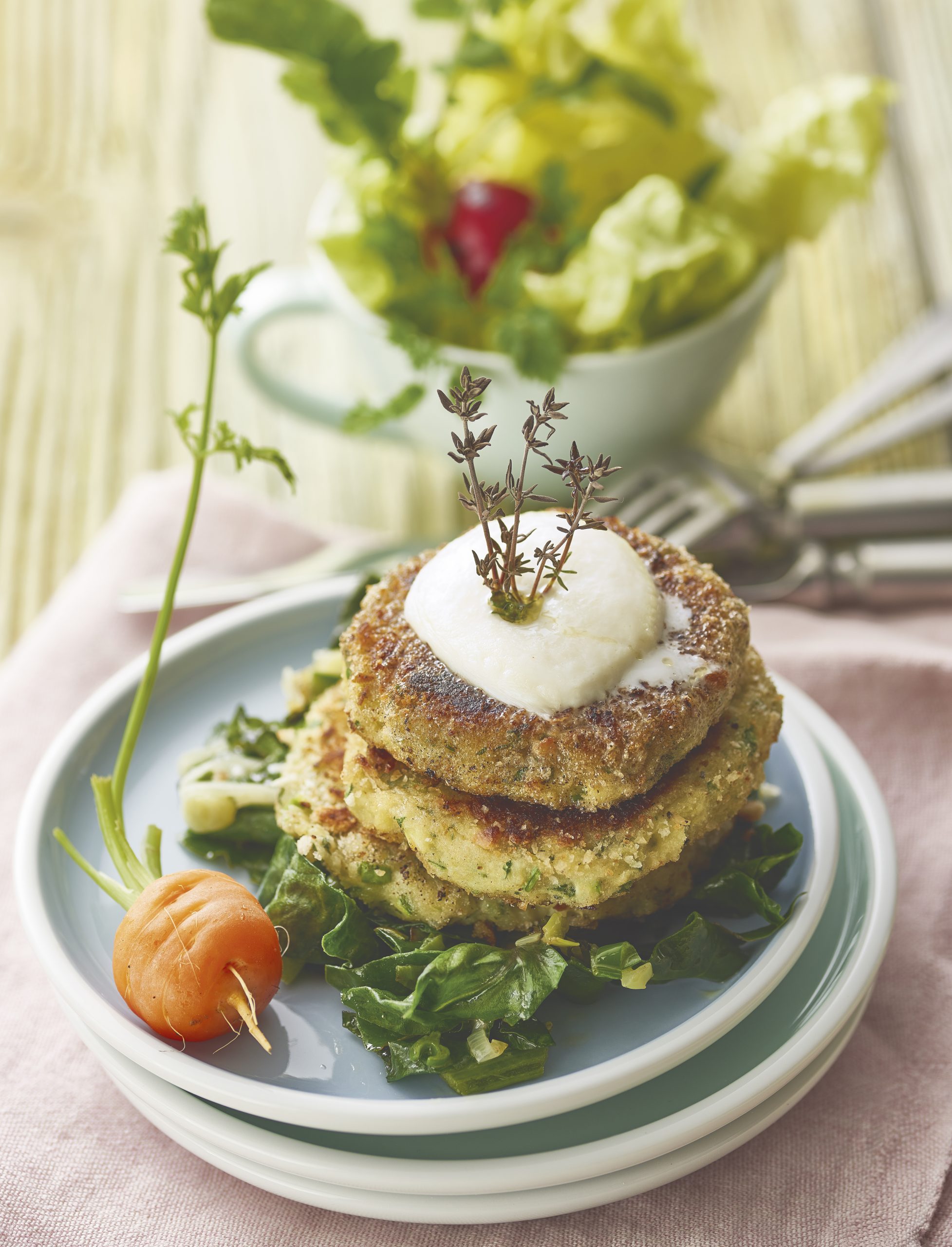 Kartoffeltätschli mit Mangold