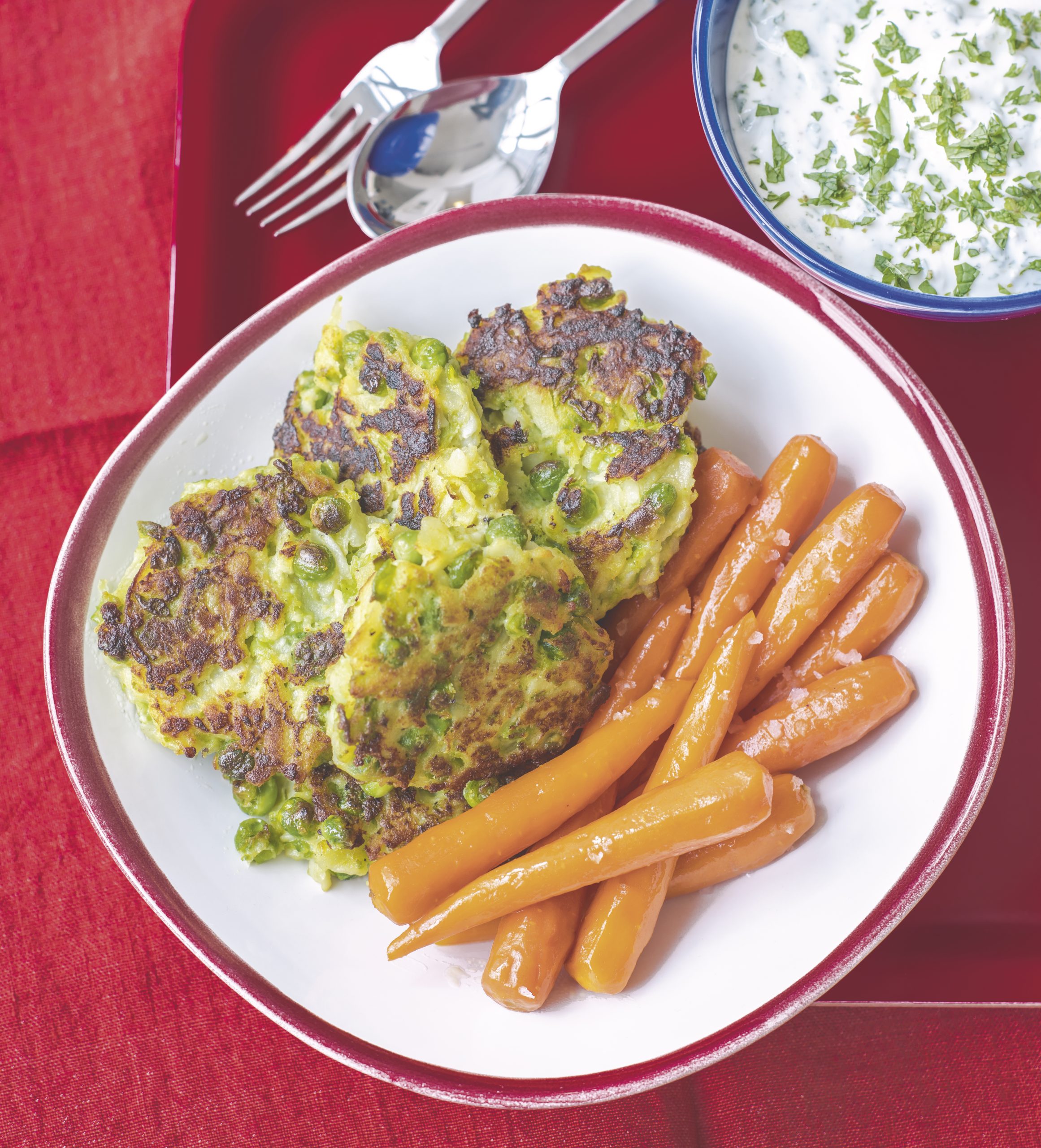 Galettes de pommes de terre et carottes