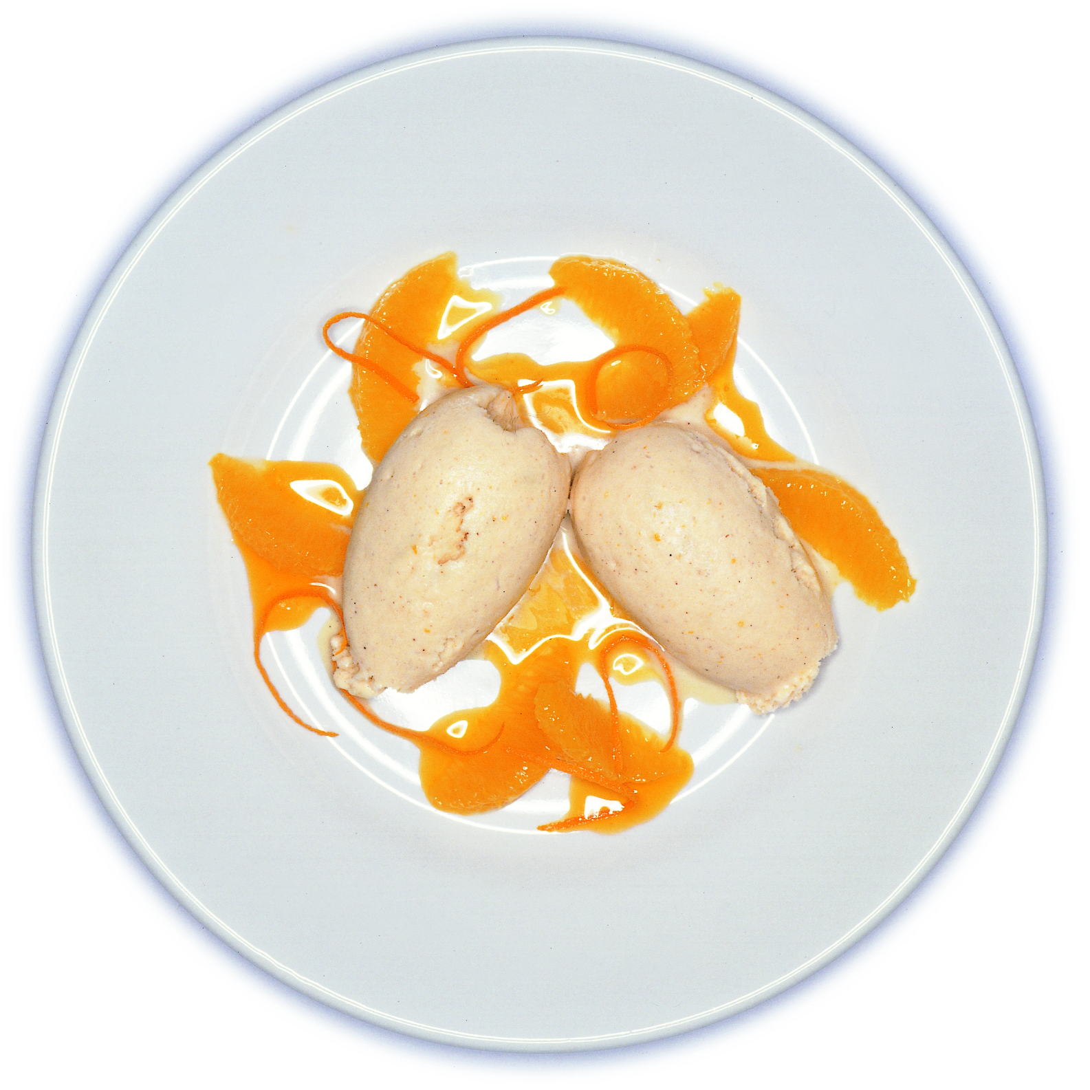 Kefir-Honig-Glace mit Gewürzen