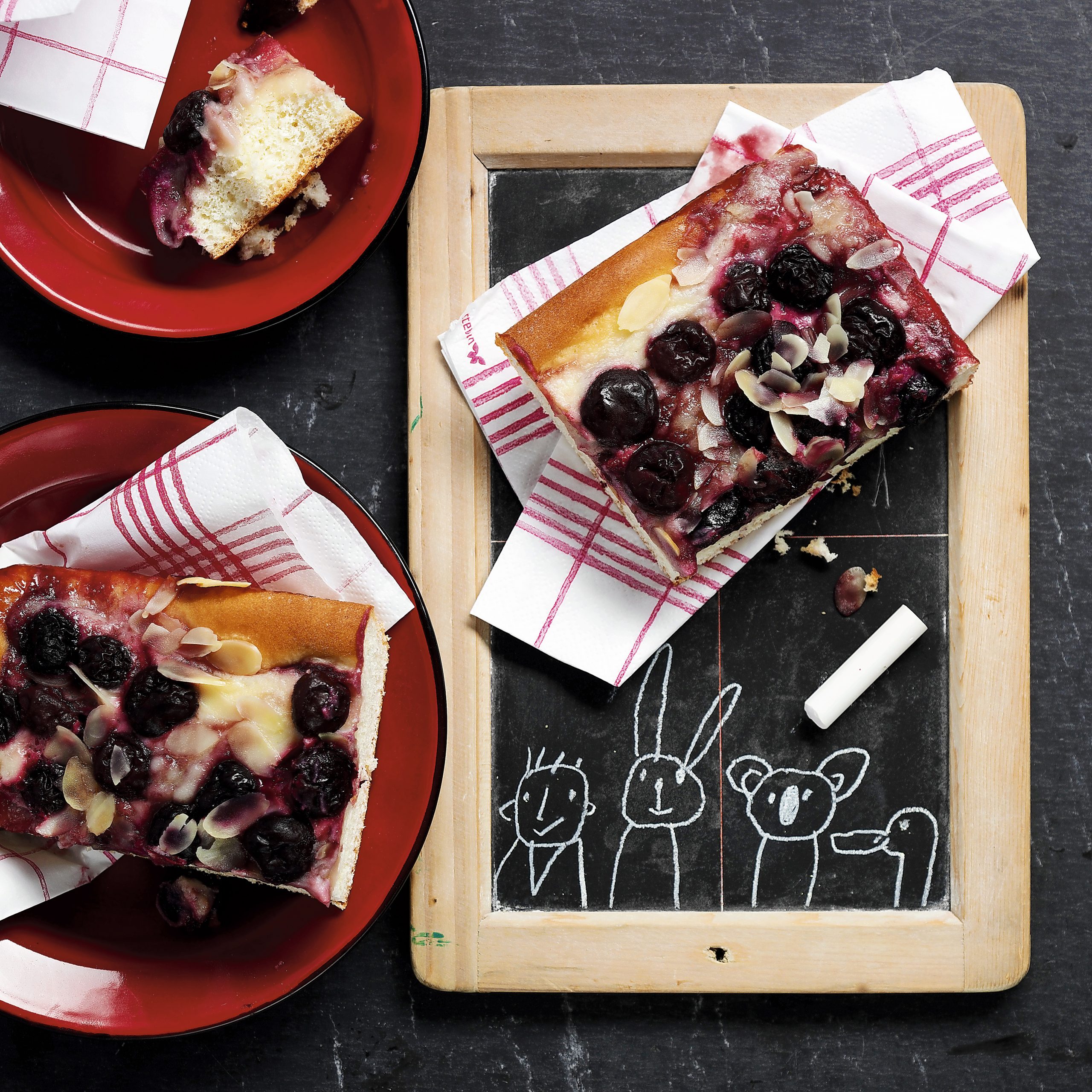 Kirschen-Blechkuchen