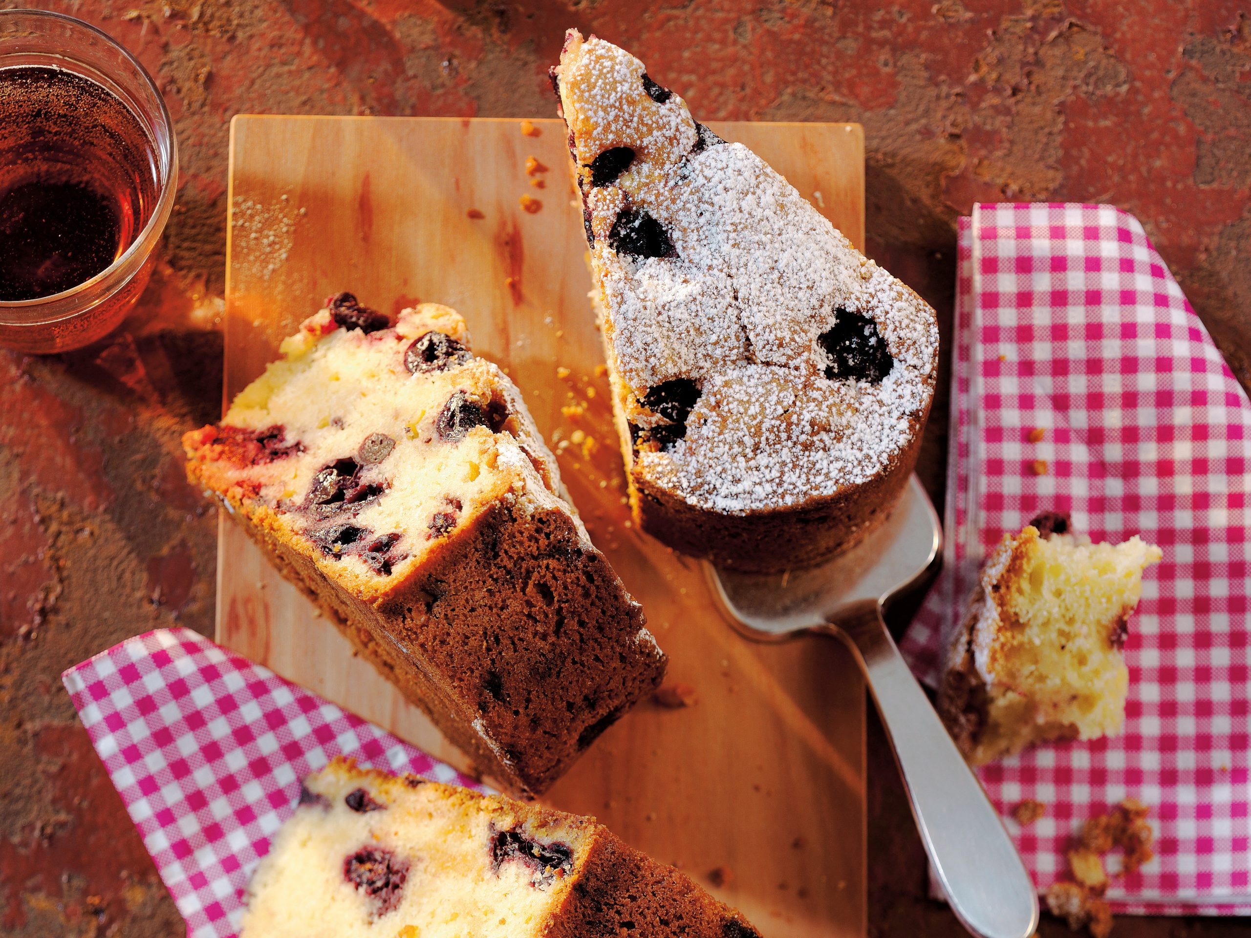 Kirschenkuchen mit Mandeln
