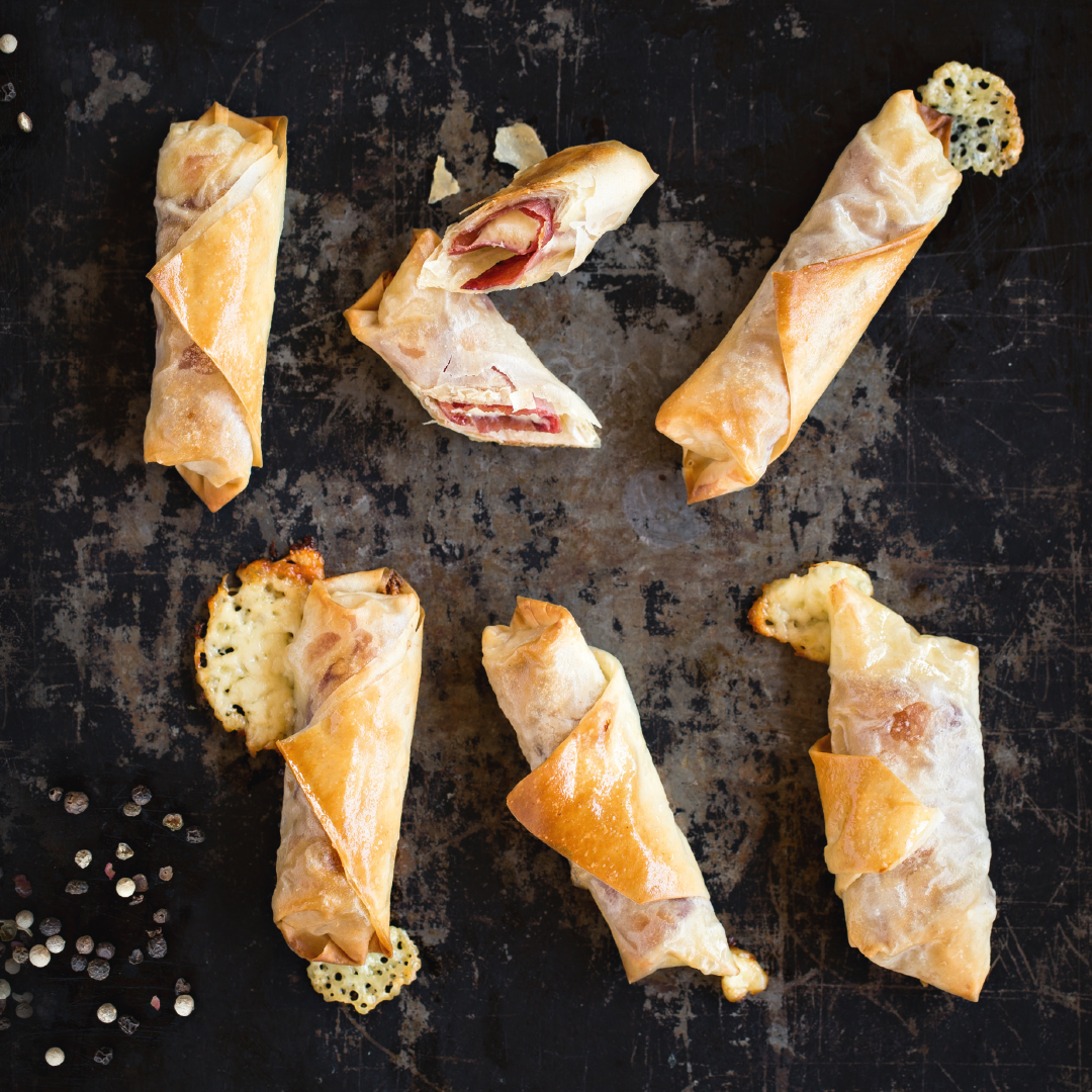 Mini strudels salés