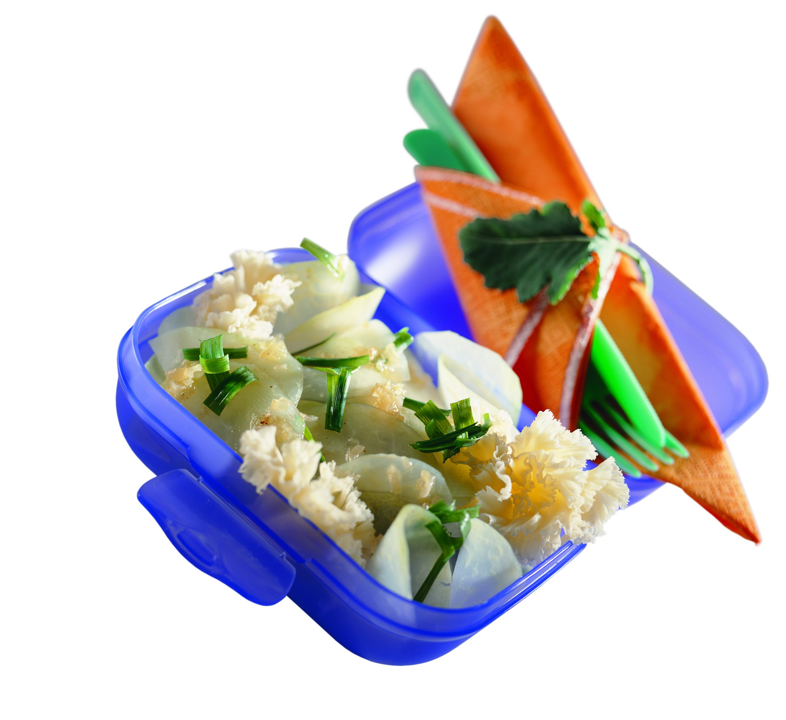 Kohlrabisalat mit Bärlauch und Tête-de-Moine