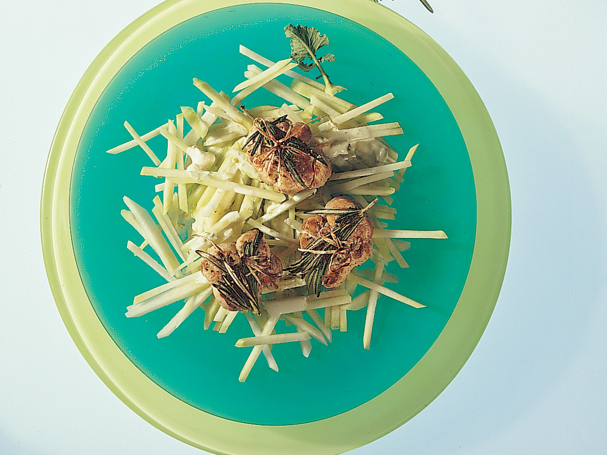 Kohlrabisalat mit Schweinsfilet