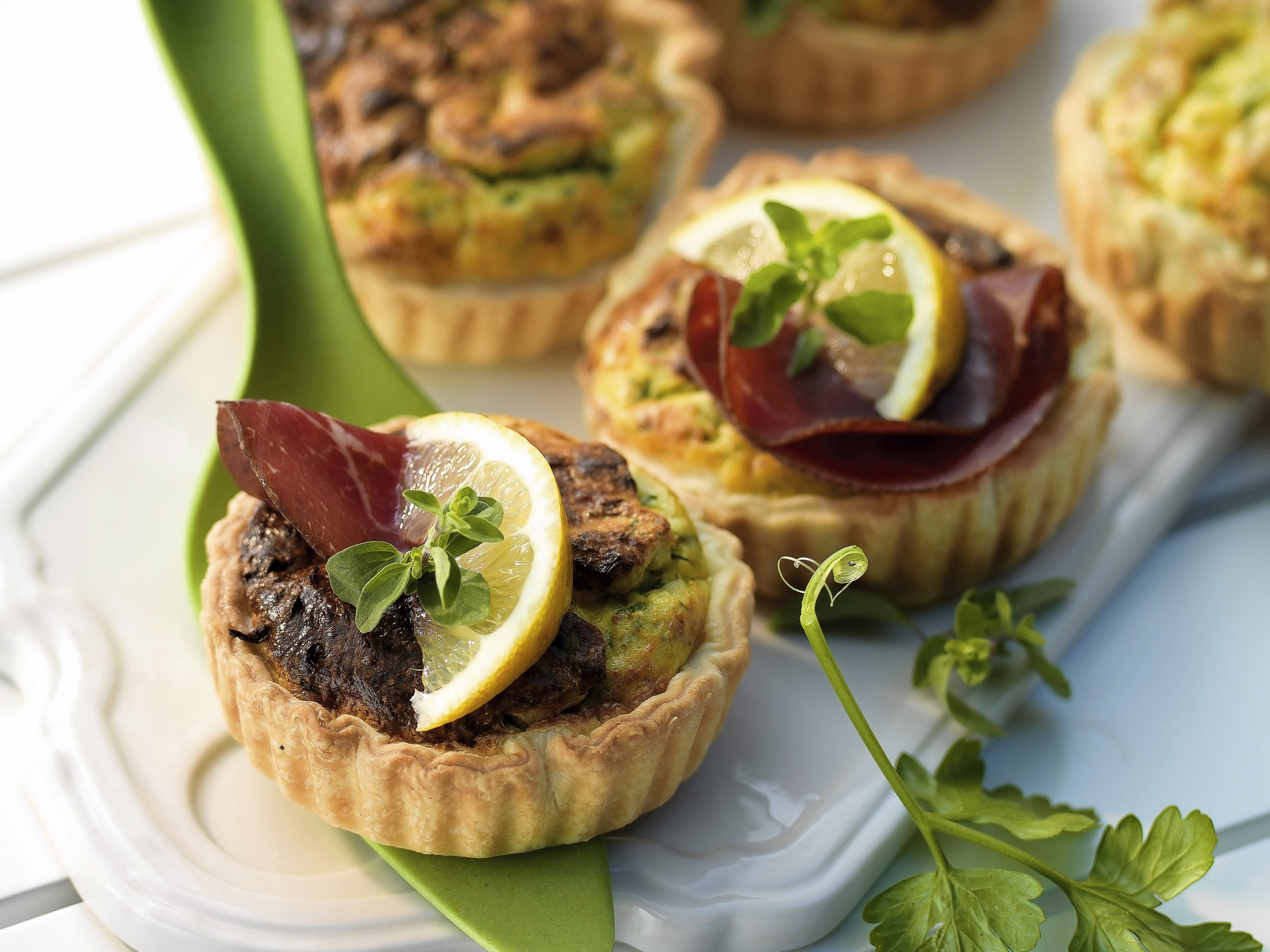 Kräuter-Frischkäse-Tartelettes