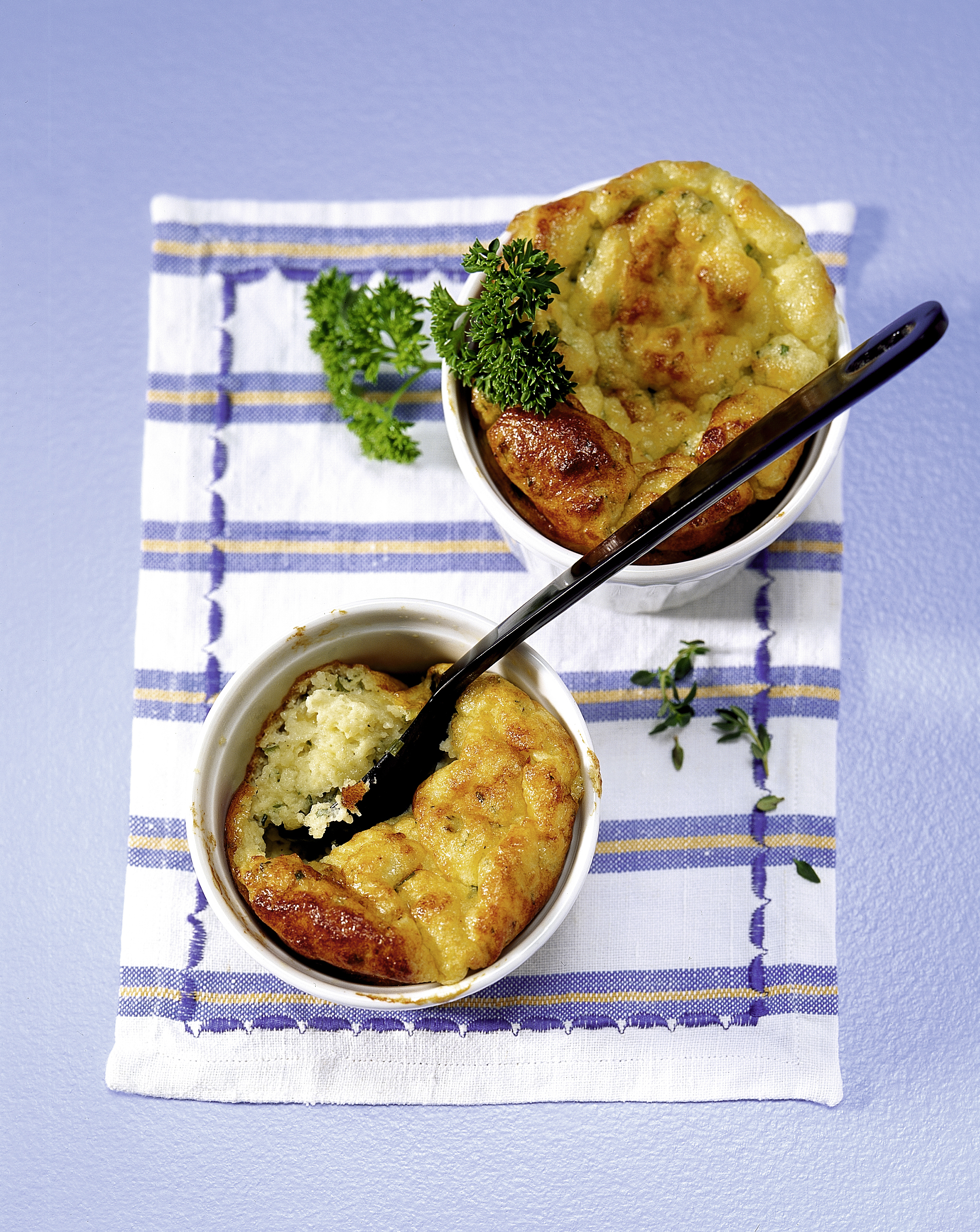 Kräuter-Käse-Soufflé