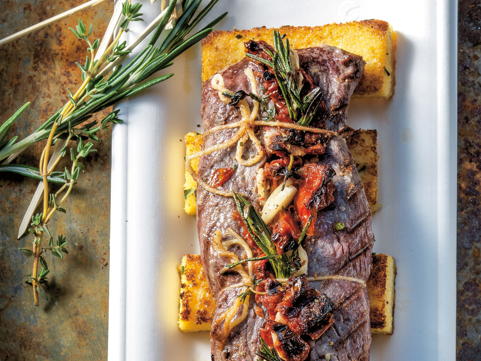 Filet d'agneau aux herbes