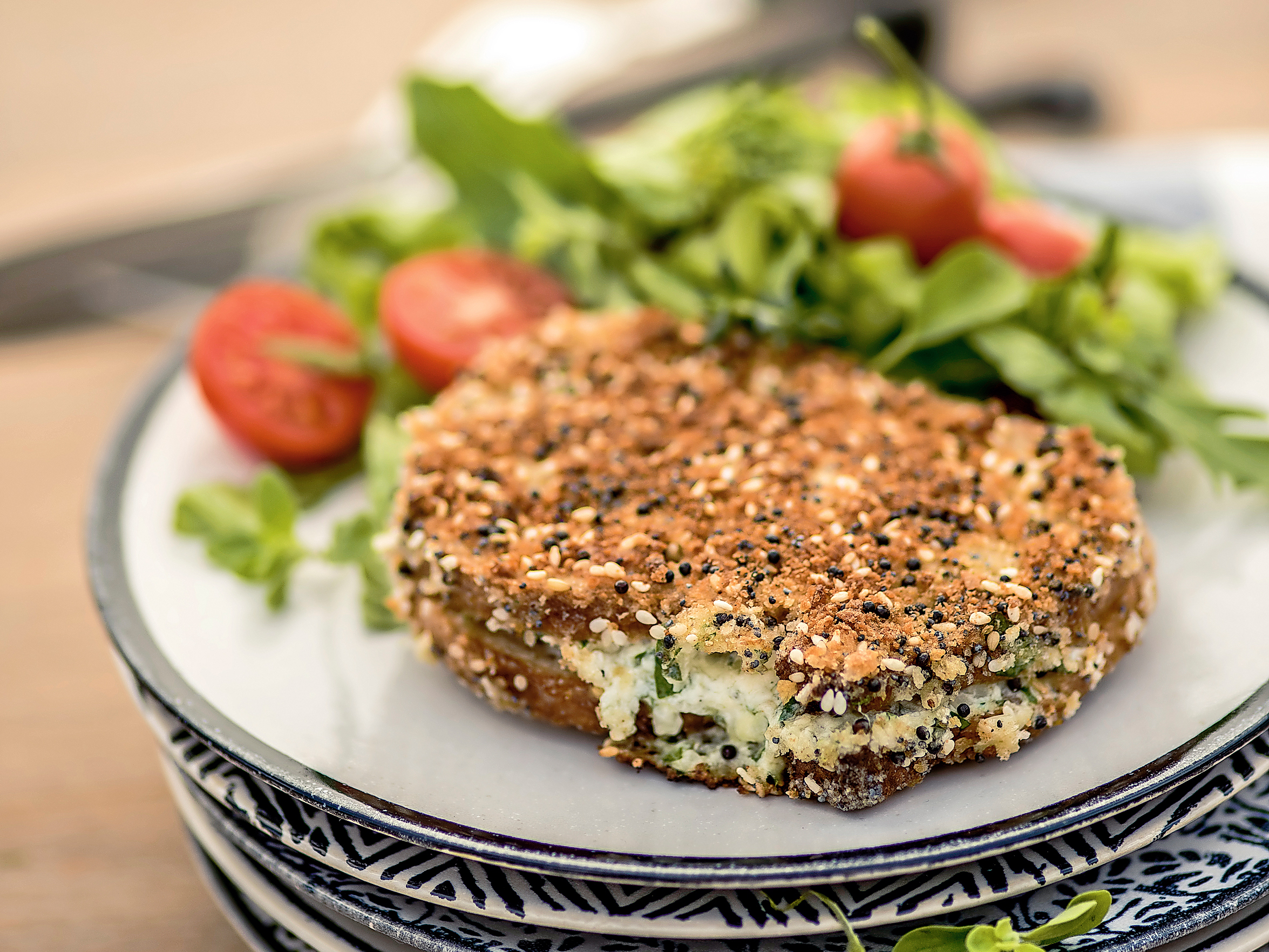 Cordon-bleu ricotta-herbes