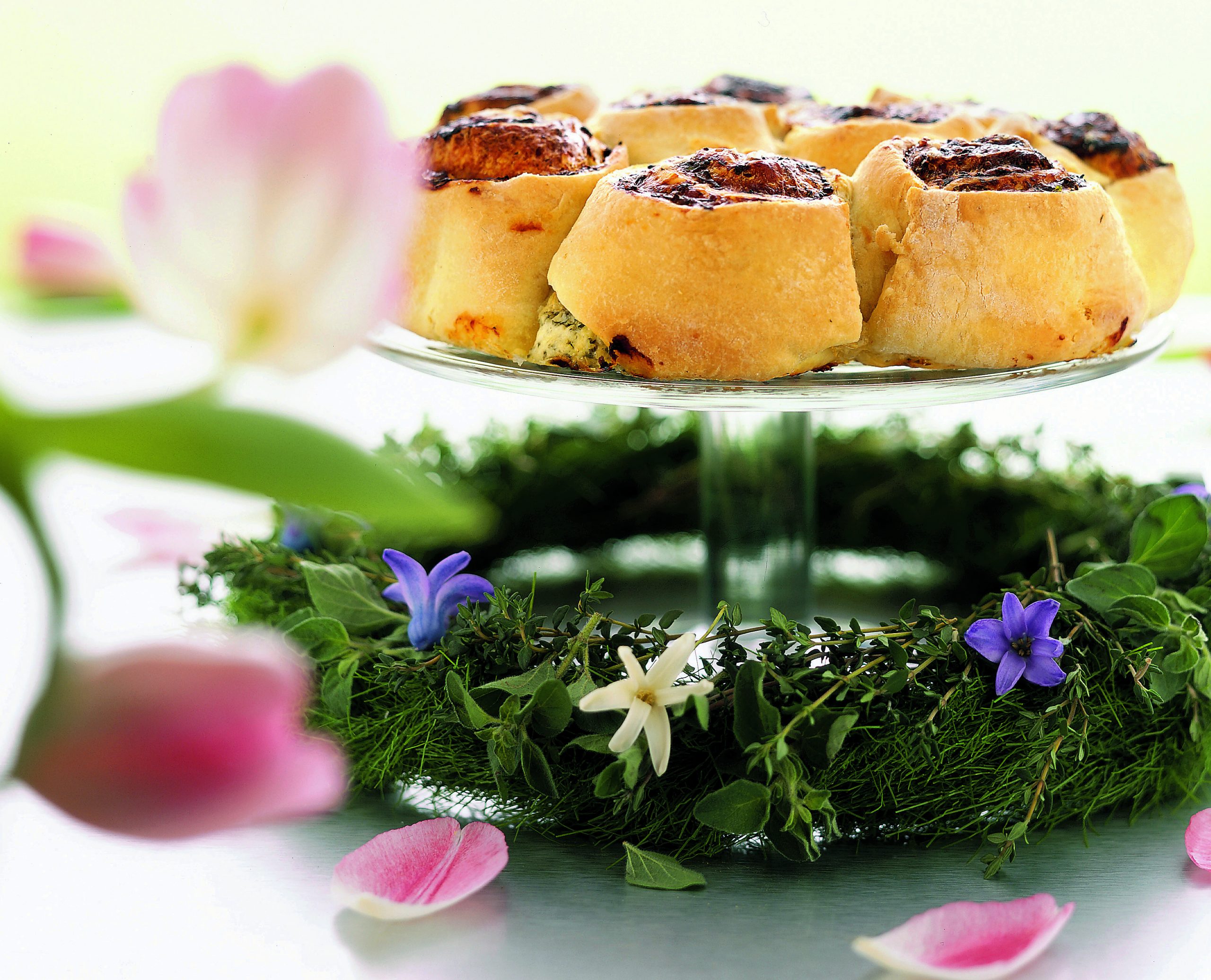 Rosettes aux herbes