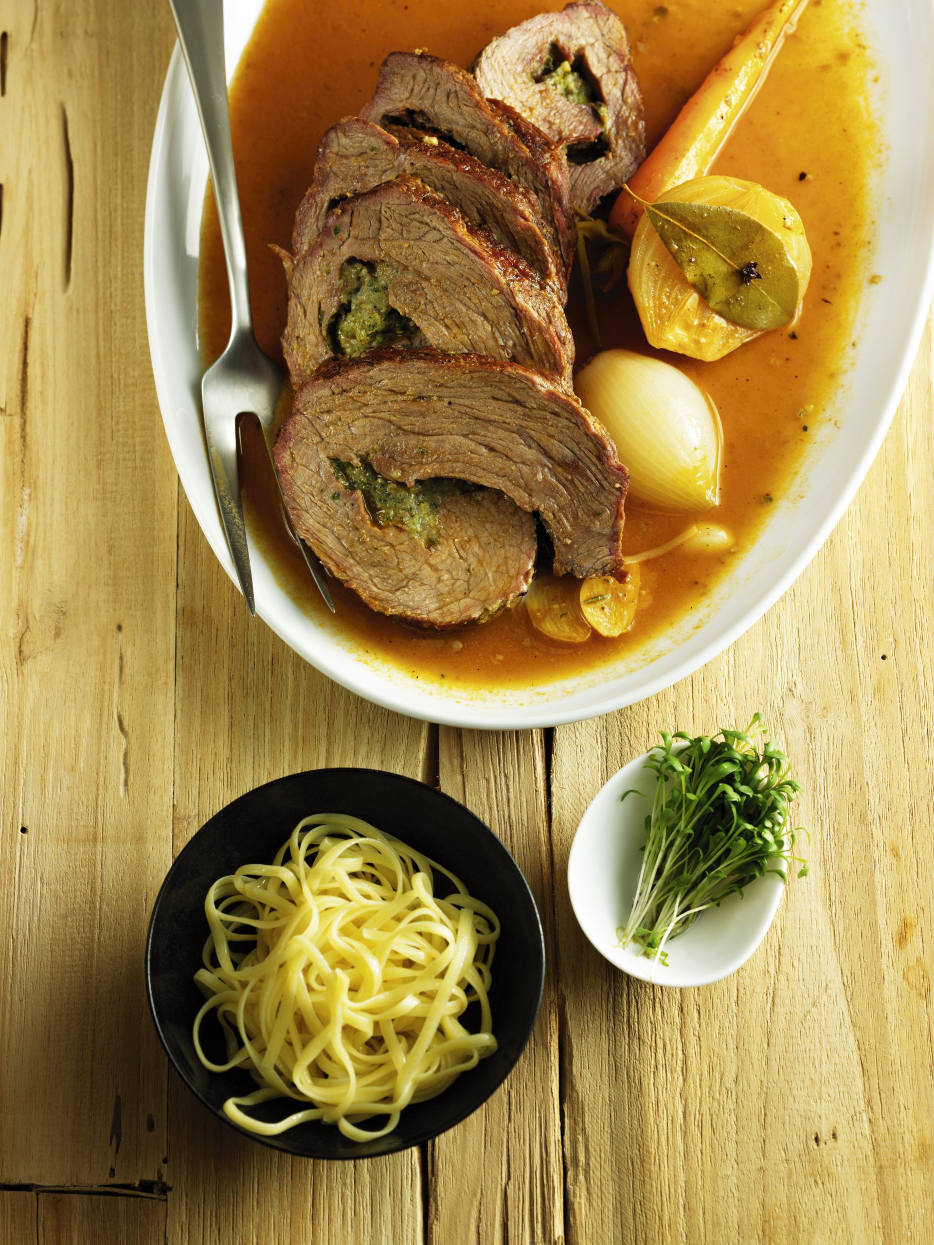 Rôti braisé aux herbes