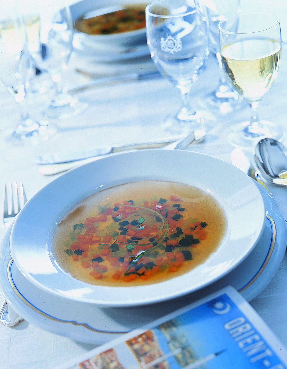 Consommé au sherry