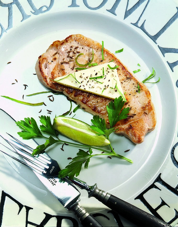 Kümmel-Limettenschnitzel