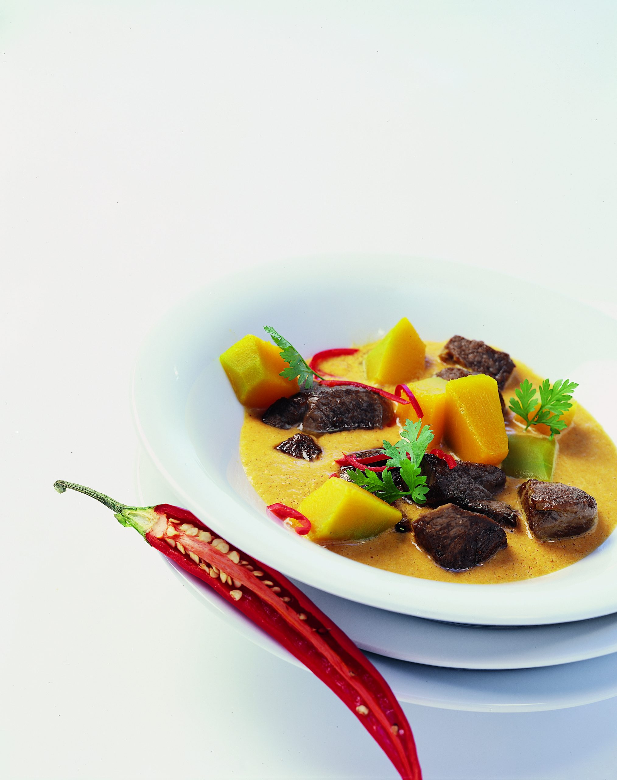 Curry d'agneau à la courge