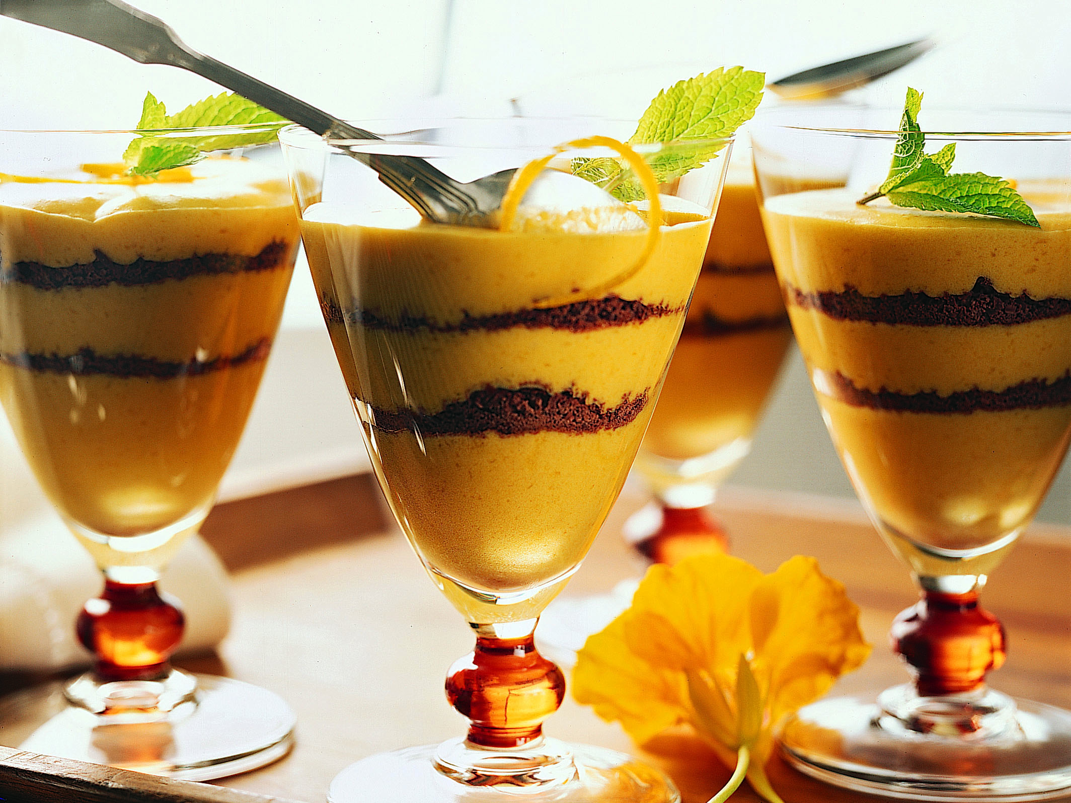 Kürbis-Stracciatella-Mousse