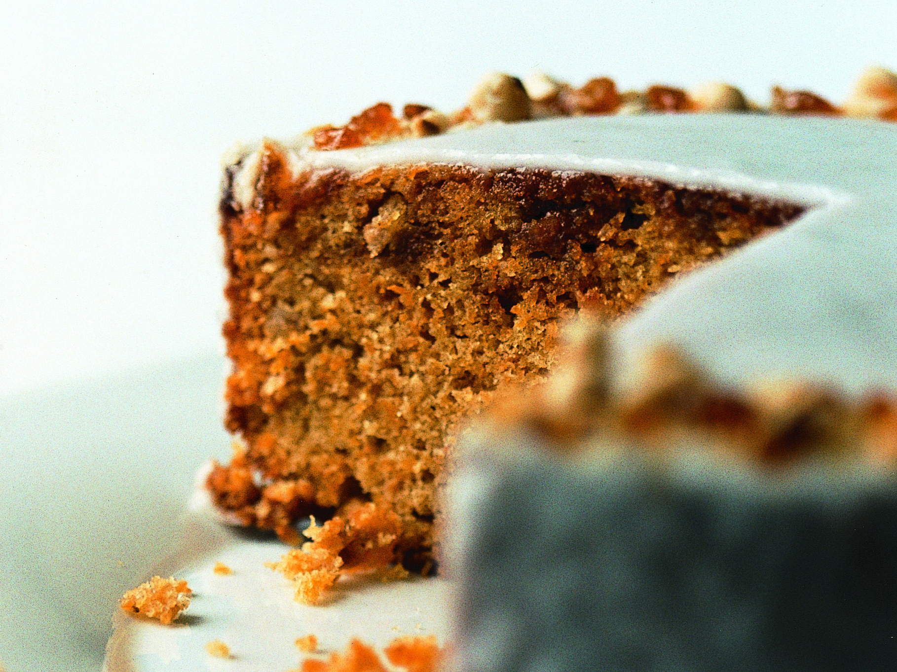 Kürbiskuchen mit Nougat
