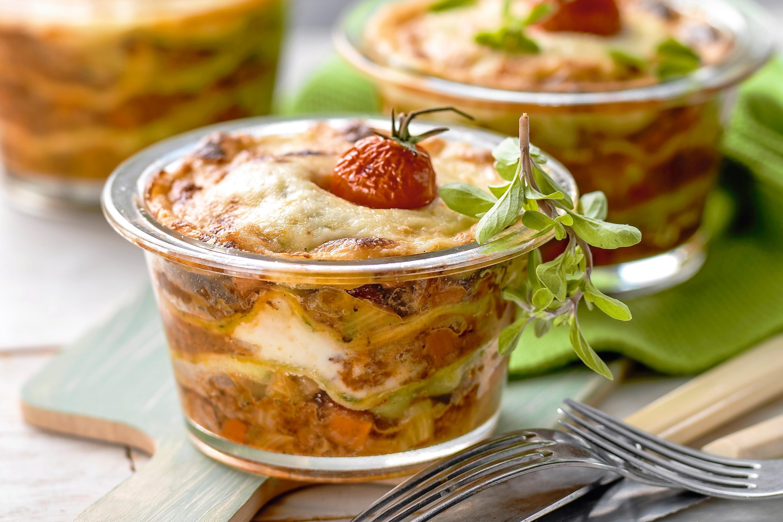 Lasagne en bocal